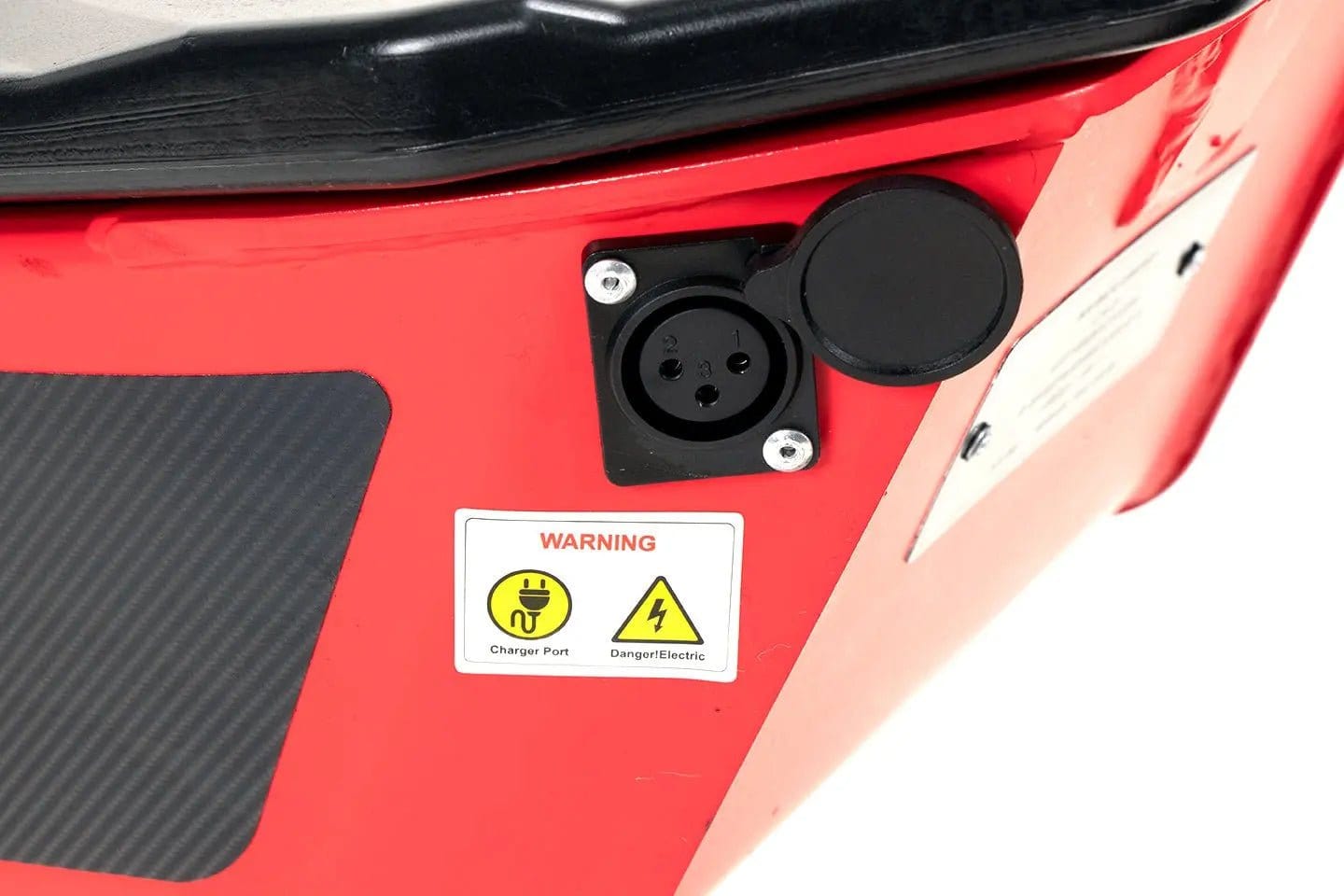 Elektroroller WANDLER-K/E - 45km/h - bis 140kg - mit Sitz - leuchtrot