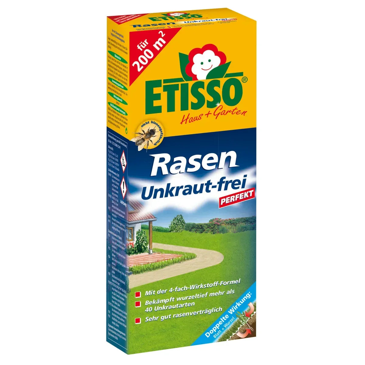 Etisso Rasen Unkraut frei perfekt 200 ml für 200 m ² Klee Gundermann - Japankoi.net