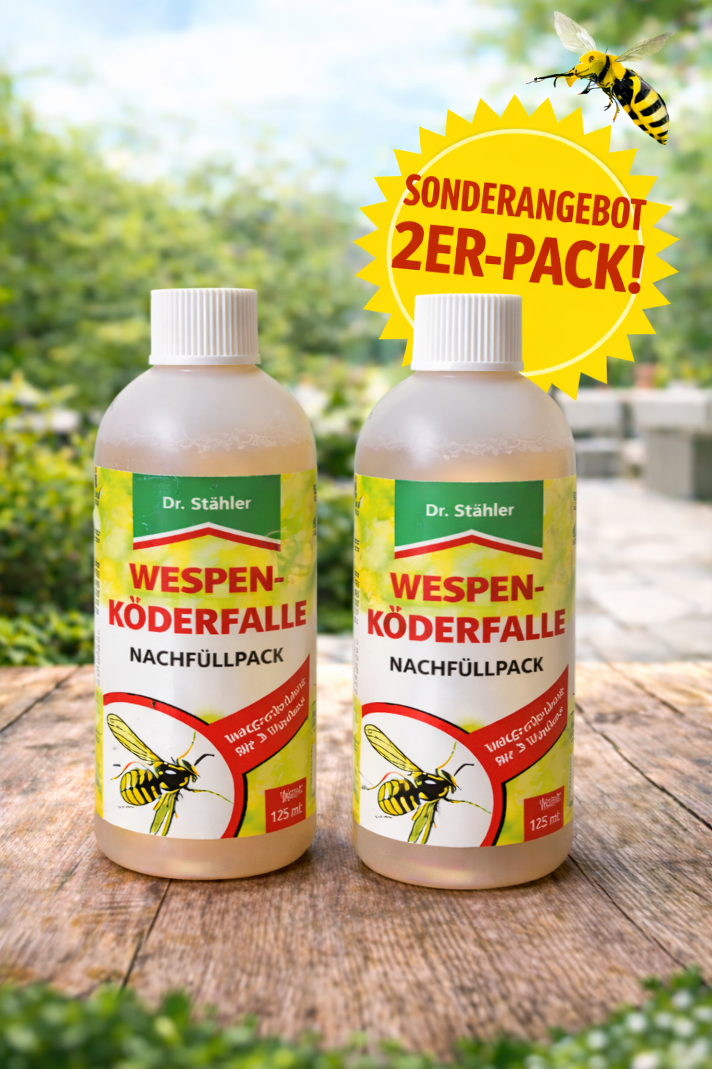 Dr. Stähler Wespenfalle Nachfüllpack 2 Stück