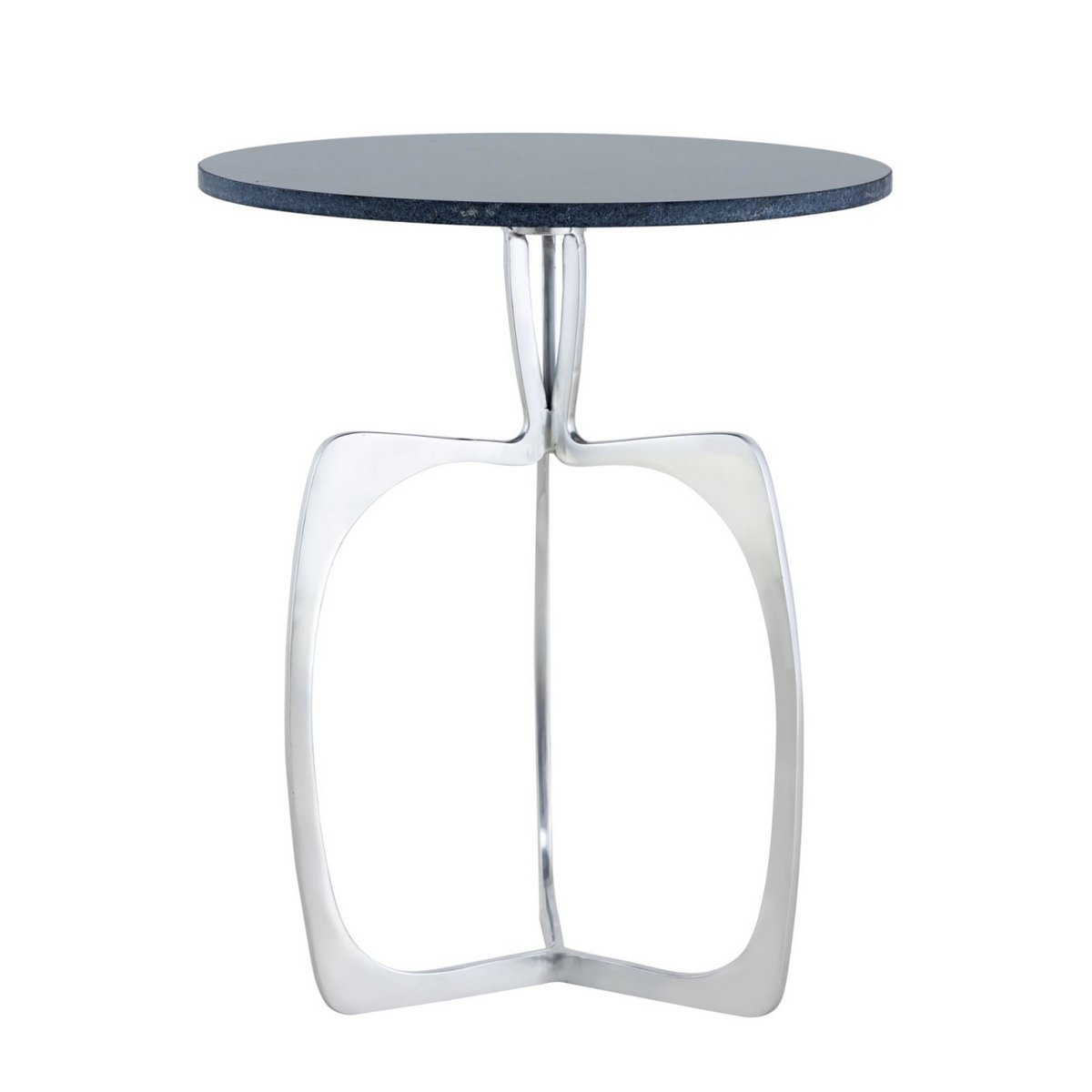 Beistelltisch - Metall rund ø 45 x 56 cm - Dekotisch - Marmor - Sohoo