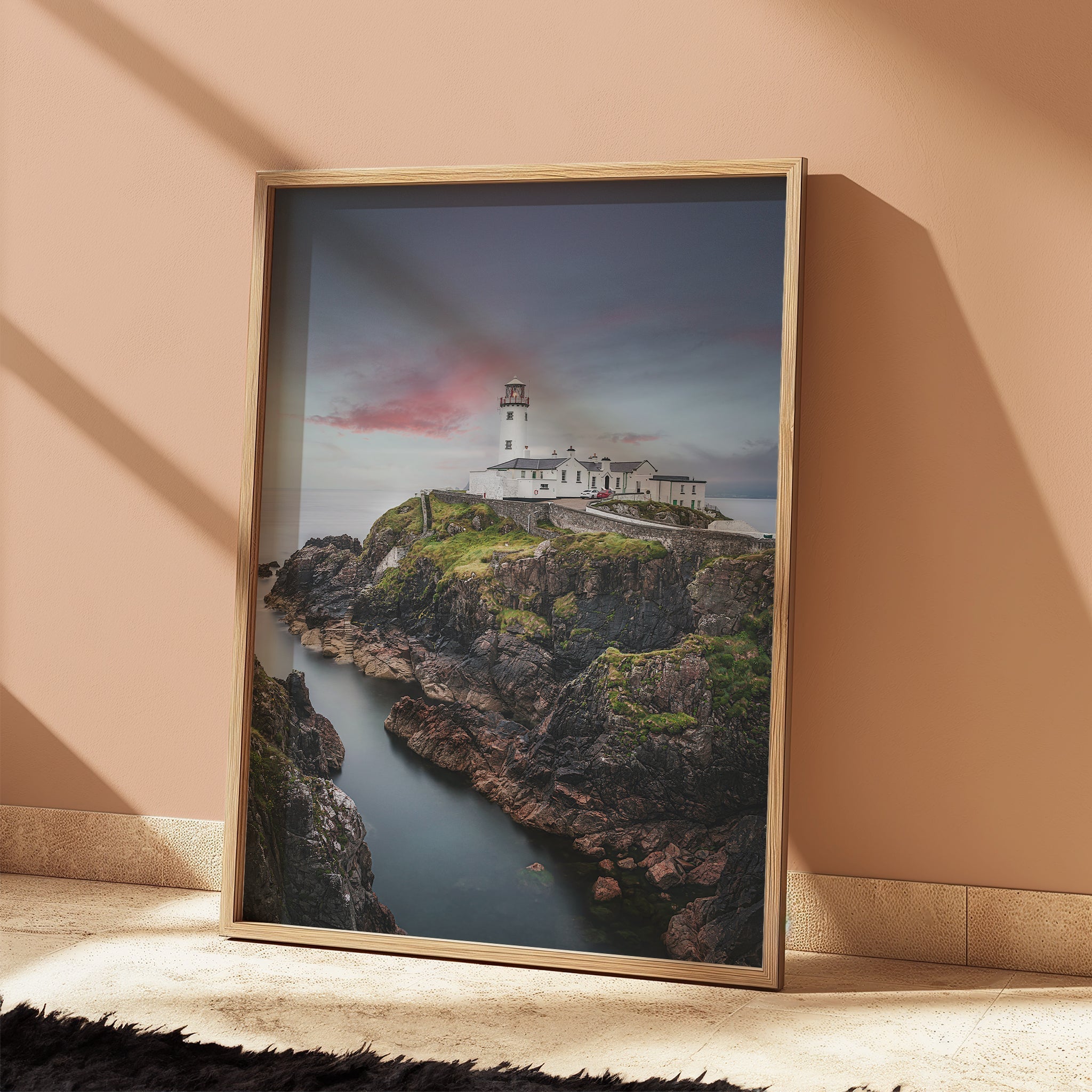 Fanad Lighthouse Wall Art – Irish Coastal Landscape Print from Donegal