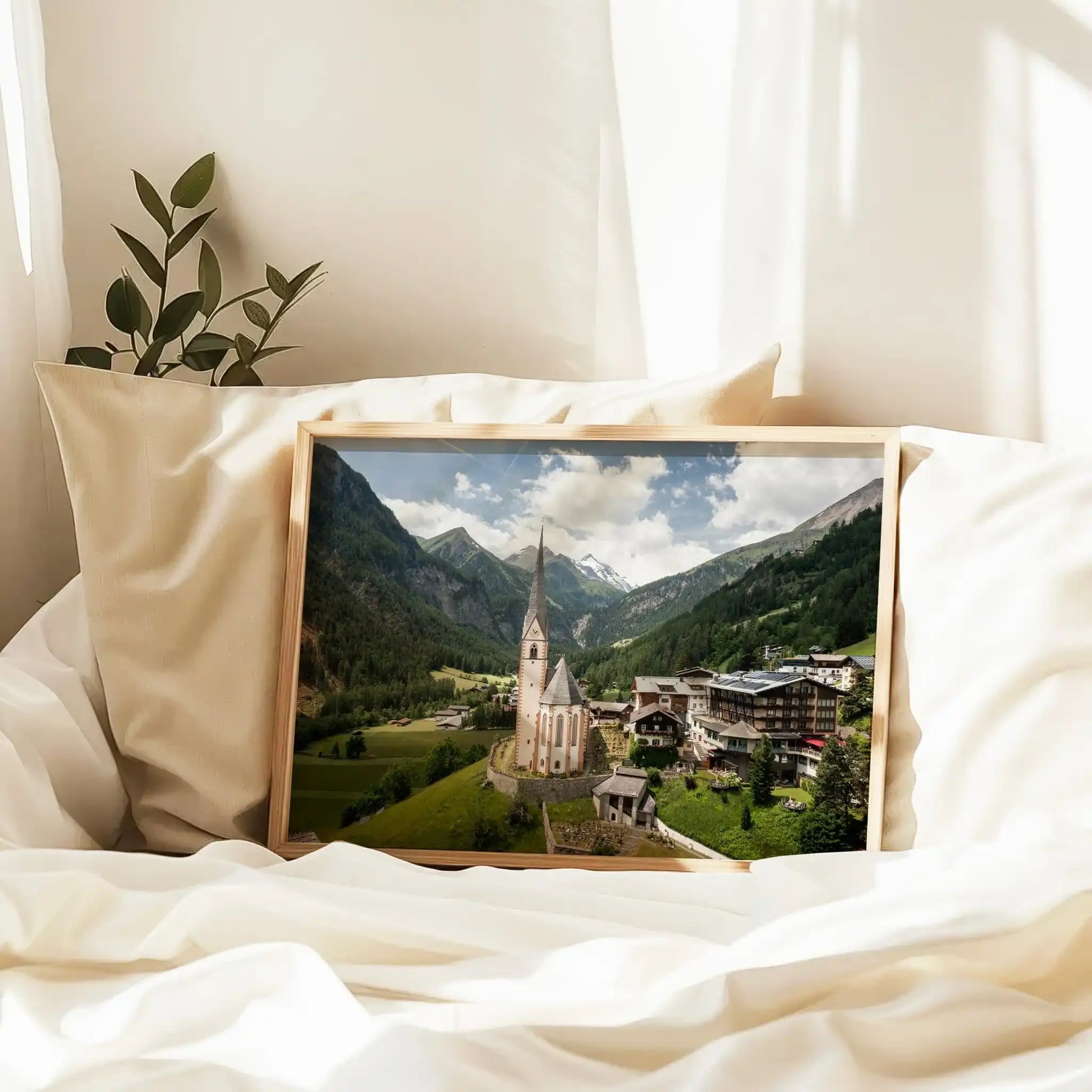 Heiligenblut Wall Art – Austrian Mountains Photography Print by Chamonix Prints