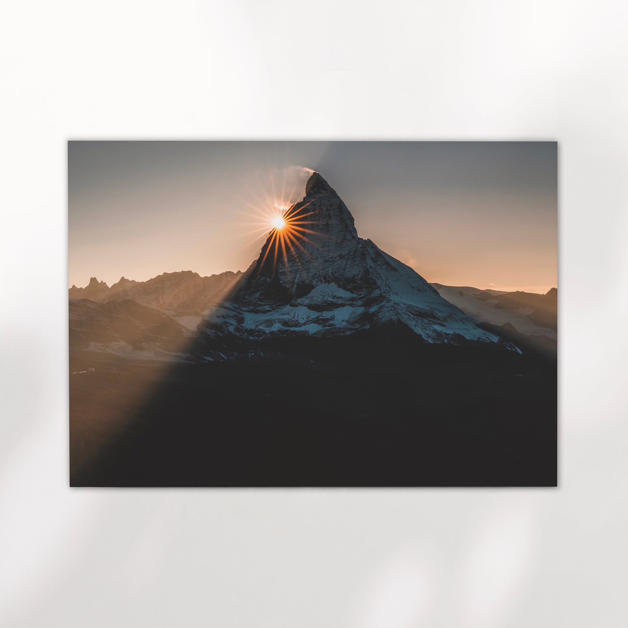 Matterhorn Sunset Print – Fine Art Wall Decor of Swiss Alps
