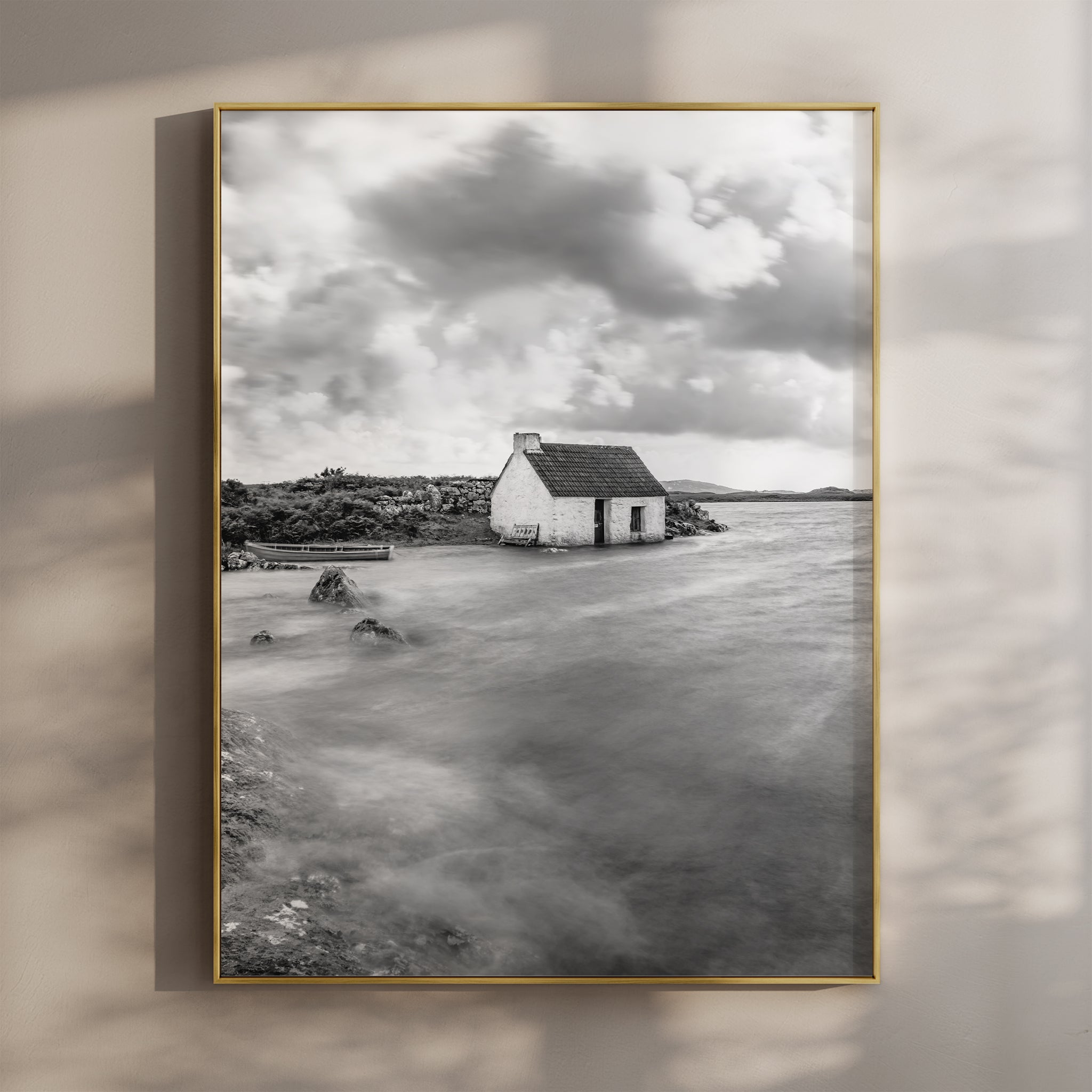 Fisherman’s Bothy, Connemara – Irish Coastal Wall Art Print