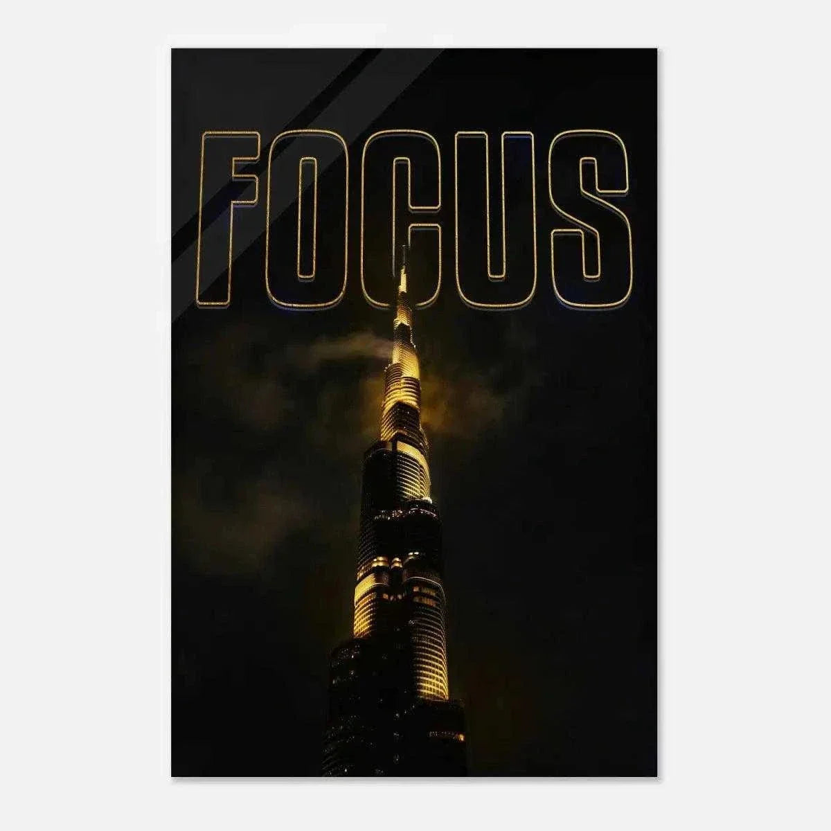 FOCUS - Leinwandbild Motivation by SimpleCanvas