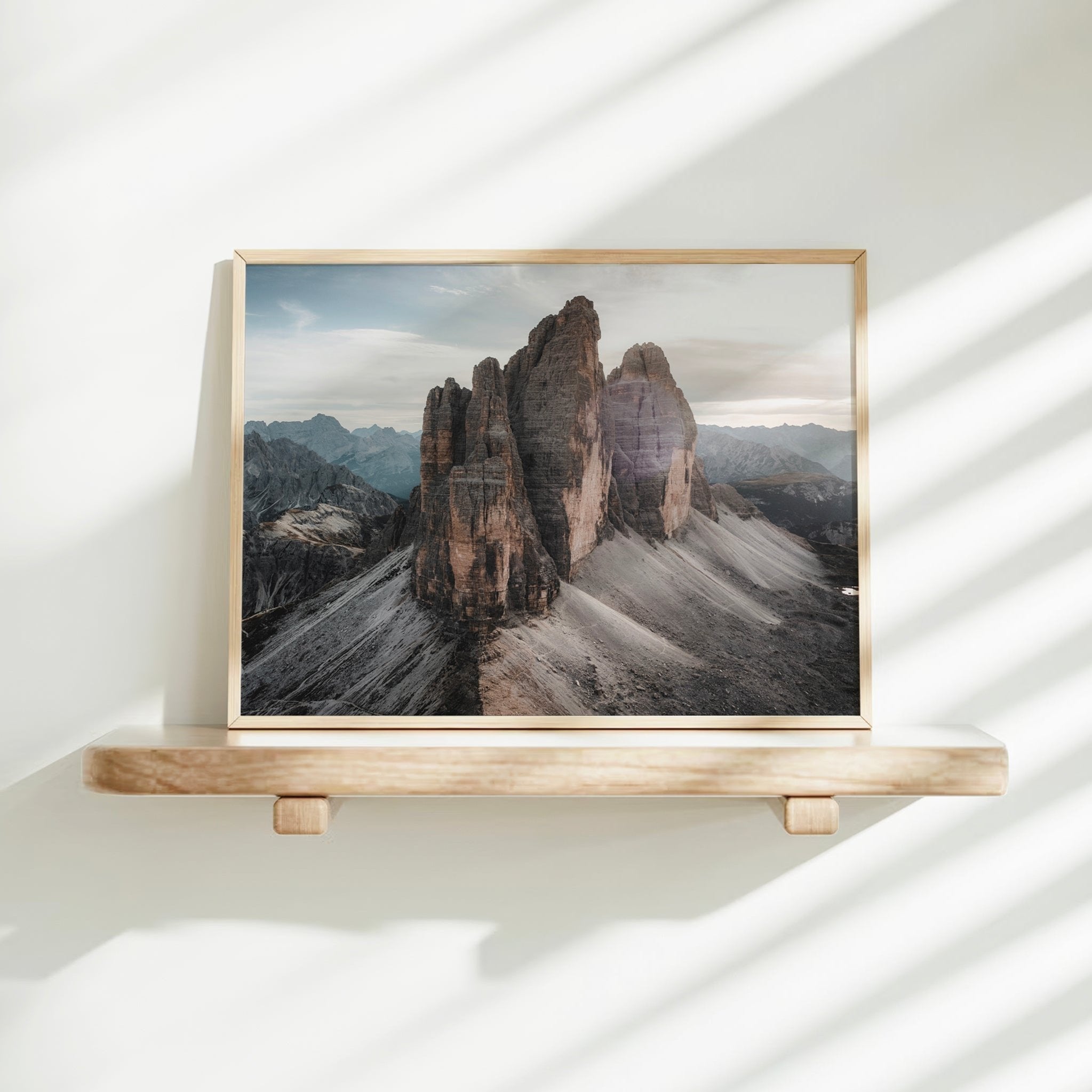 Tre Cime di Lavaredo Print – Dolomites Landscape Photography Wall Art