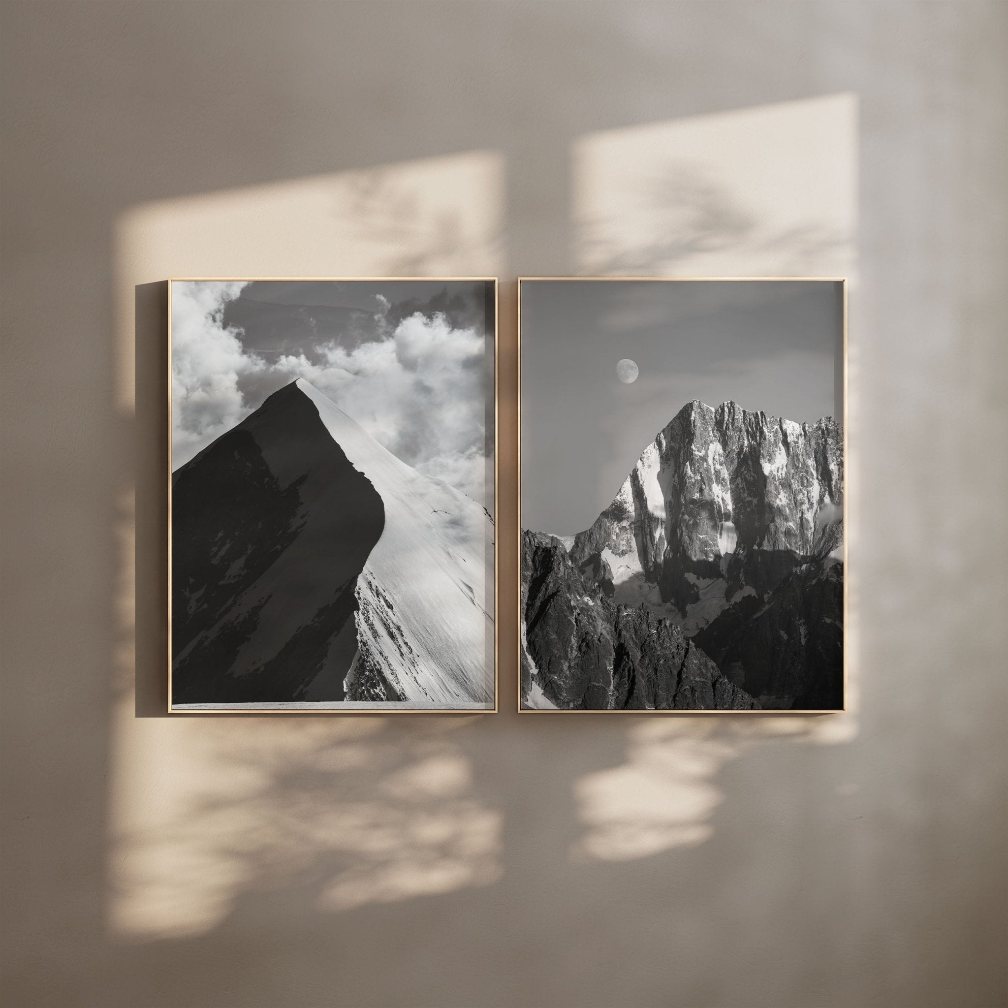 Aiguille de Bionnassay & Grandes Jorasses  – Mountain Wall Art Prints