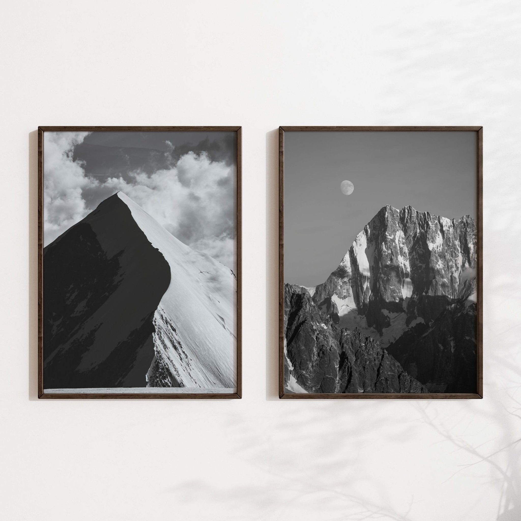 Aiguille de Bionnassay & Grandes Jorasses  – Mountain Wall Art Prints