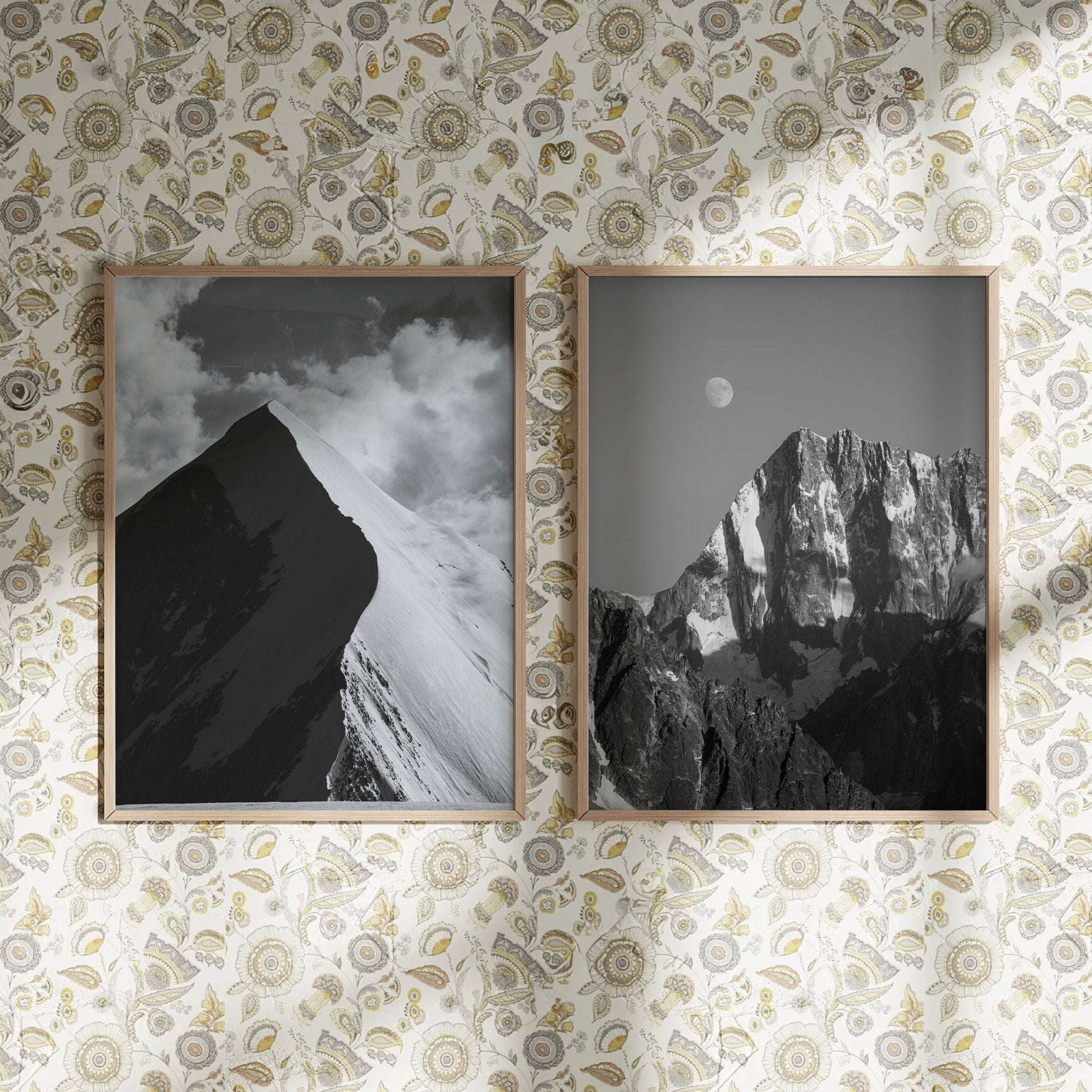 Aiguille de Bionnassay & Grandes Jorasses  – Mountain Wall Art Prints