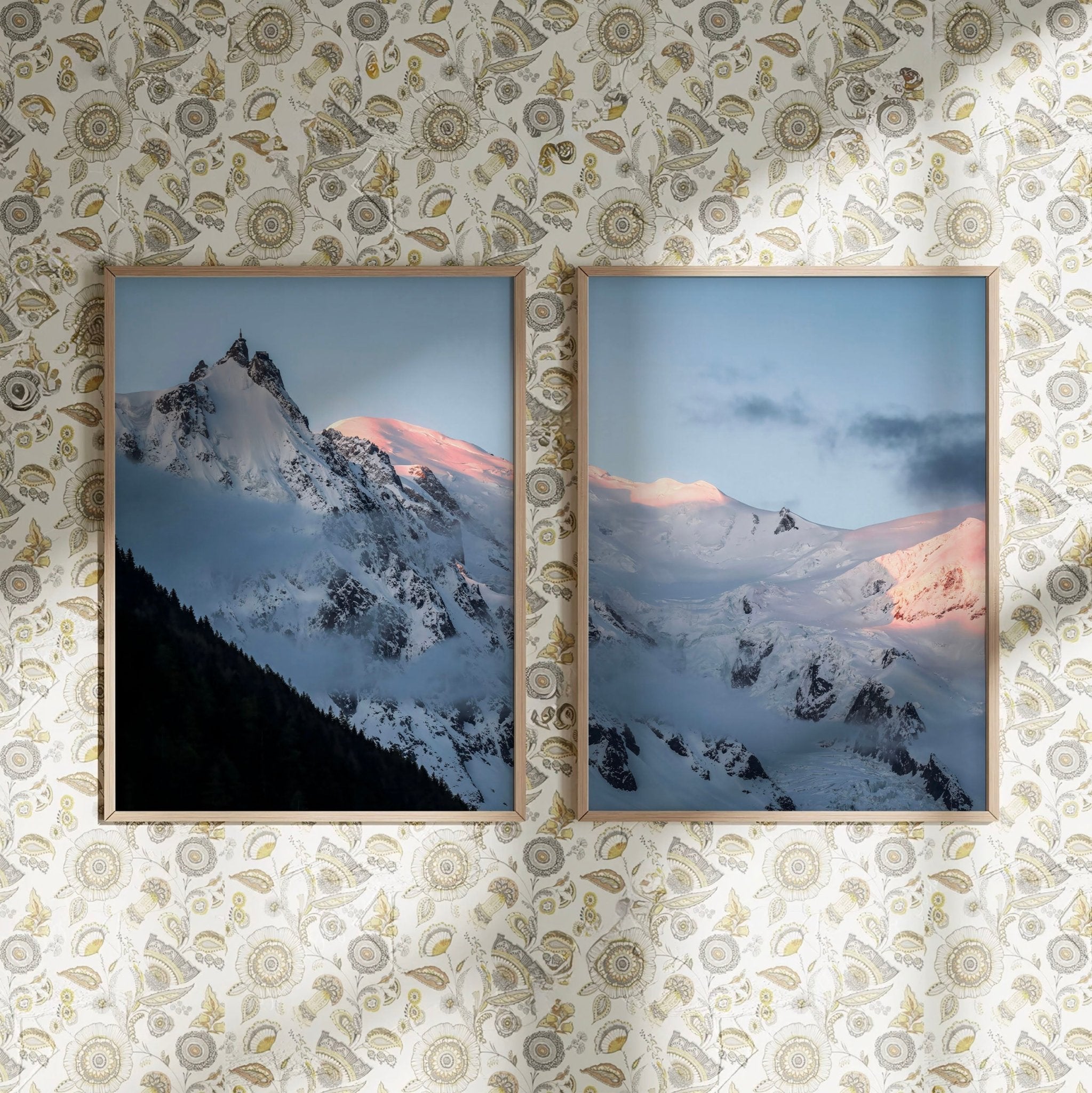 Aiguille du Midi & Mont Blanc Sunrise Wall Art – Premium Mountain Photography