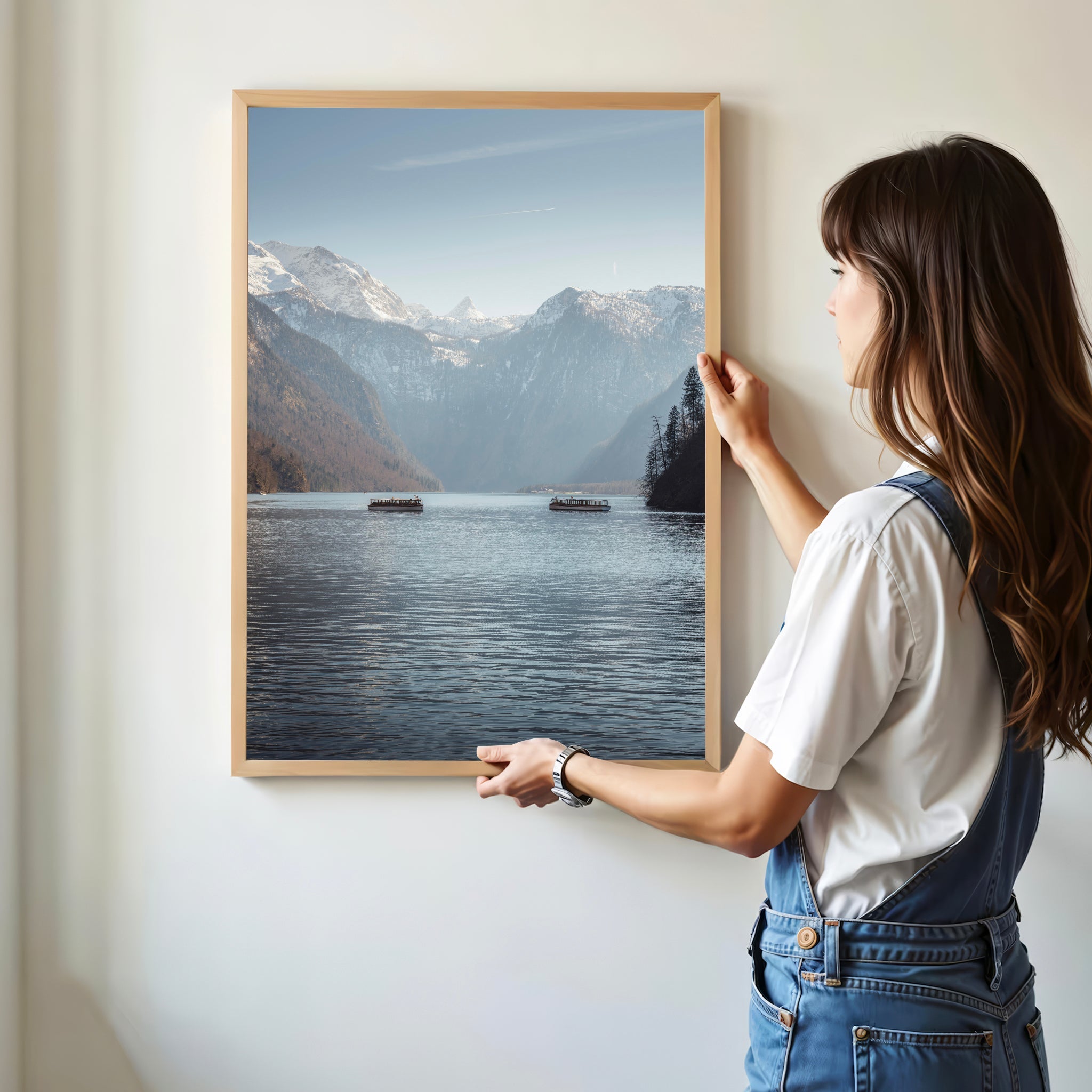 Königssee Wall Art Print – Bavarian Alps Lake –  Mountain Poster