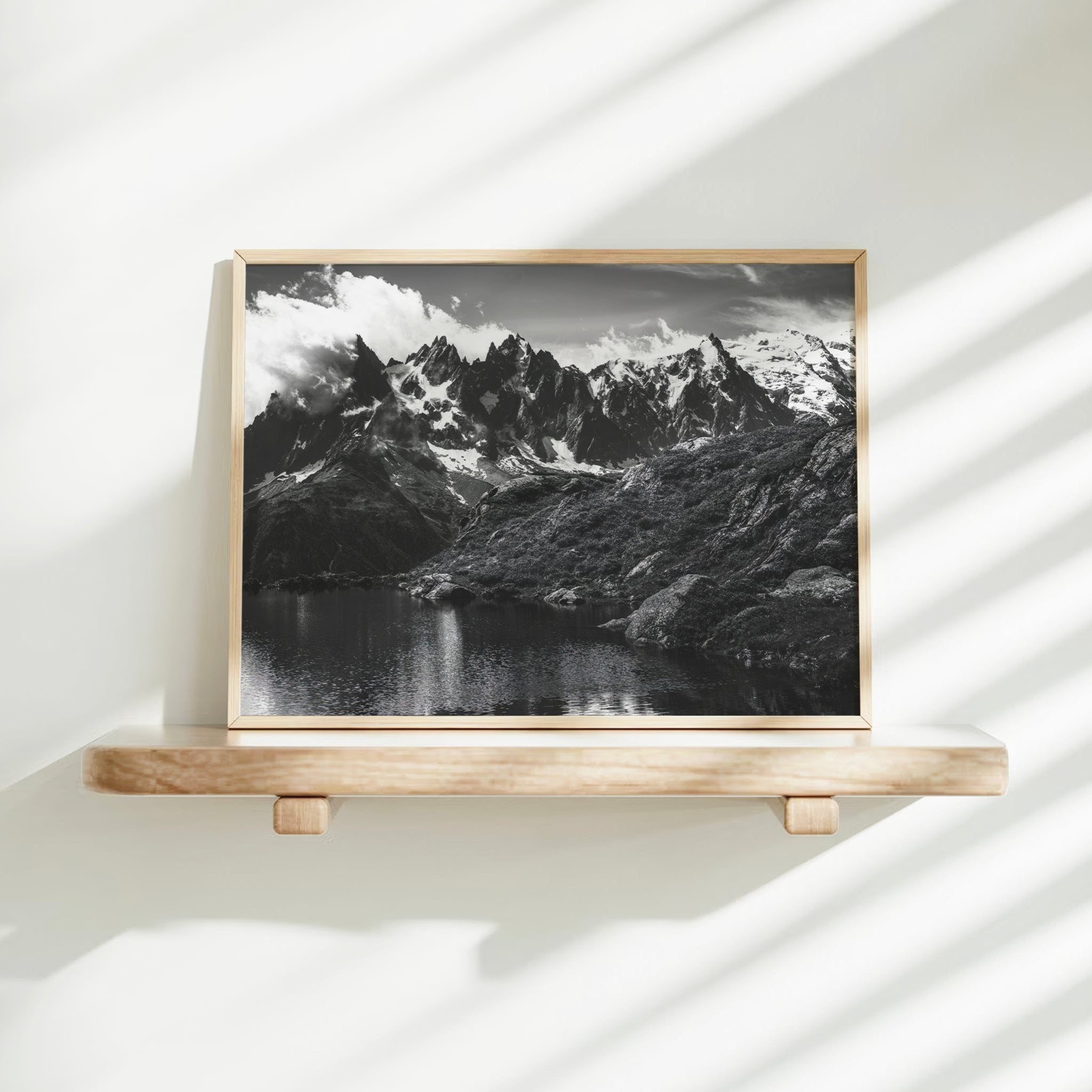 Lac Blanc Wall Art Print - Chamonix Mountain Landscape Photography