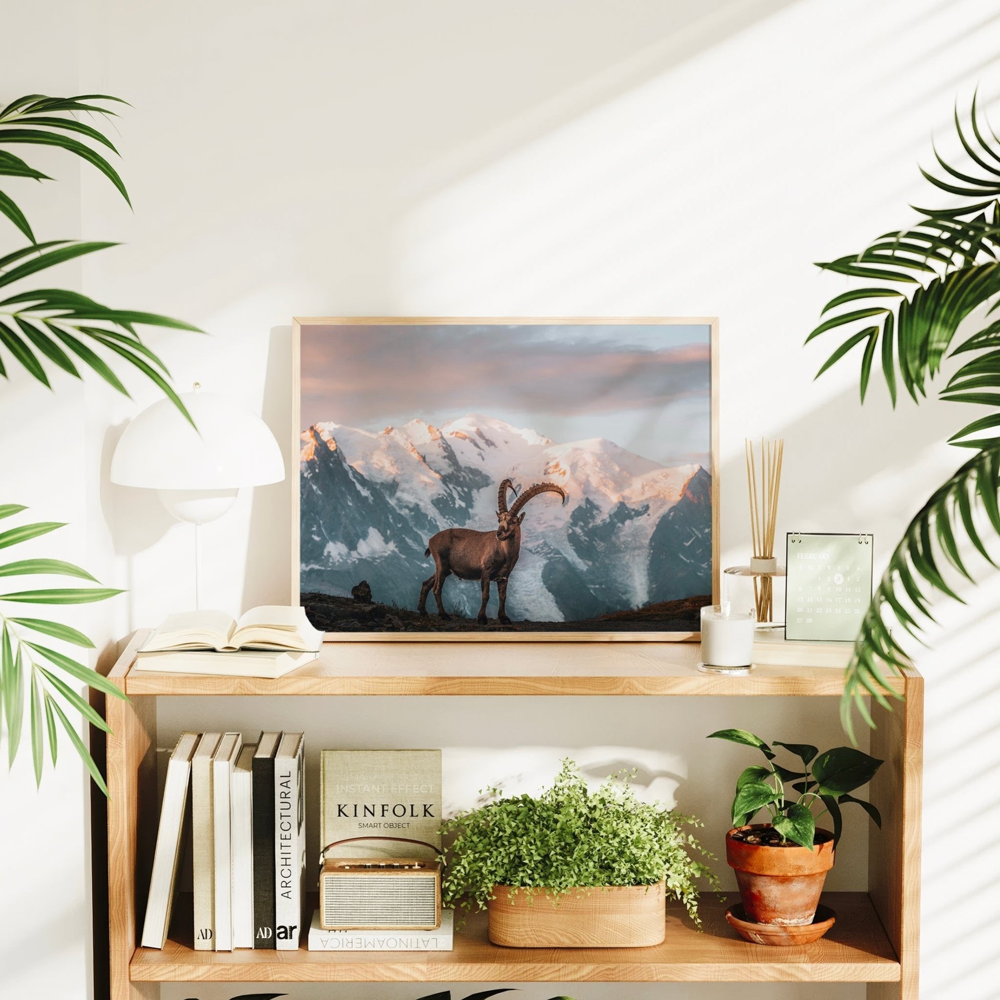 Ibex Sunrise in Chamonix - Wall Art Print of Mont Blanc