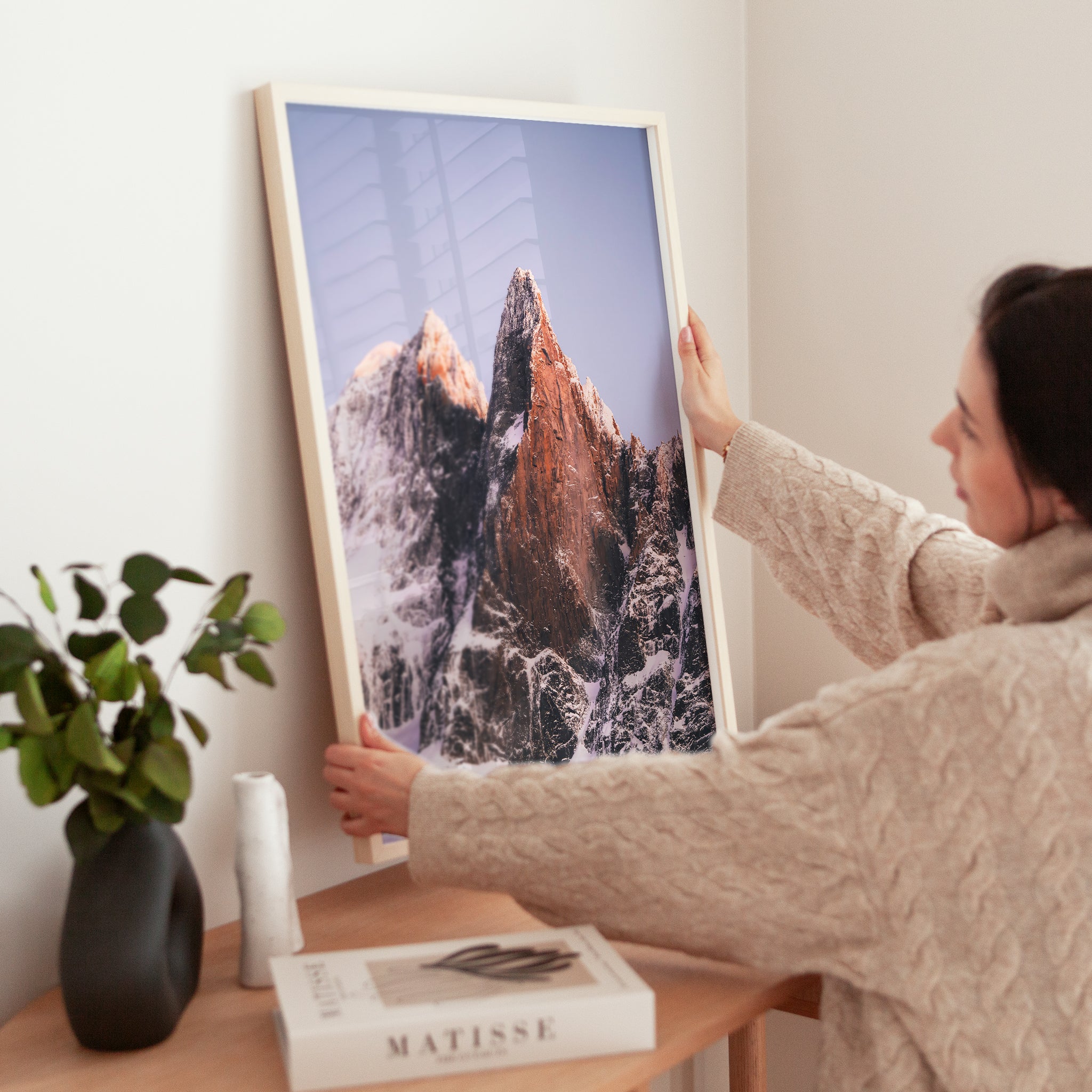 Les Drus Sunset | Alpine Wall Art from the French Alps