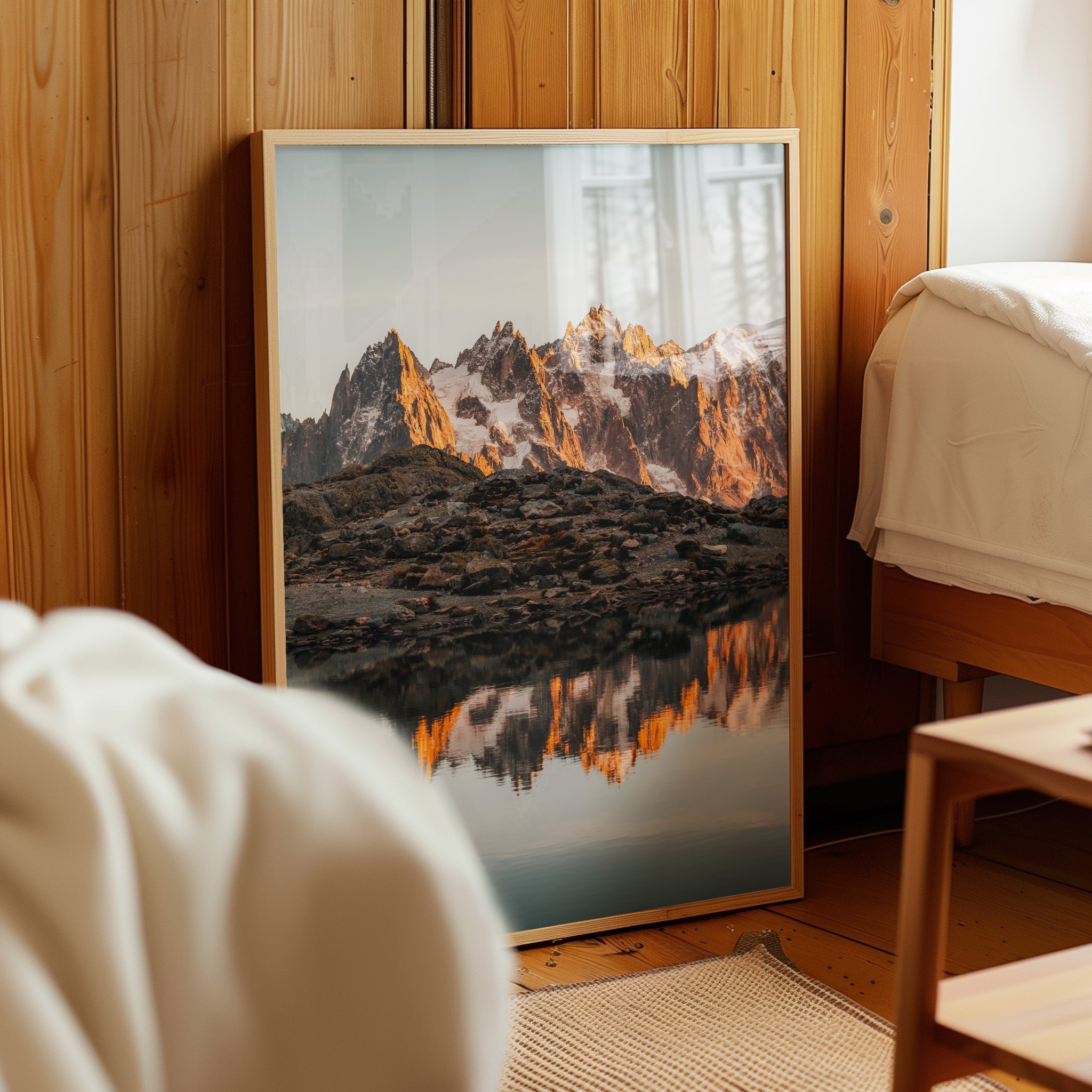 Lac Blanc Sunset Reflection – Chamonix Wall Art Print