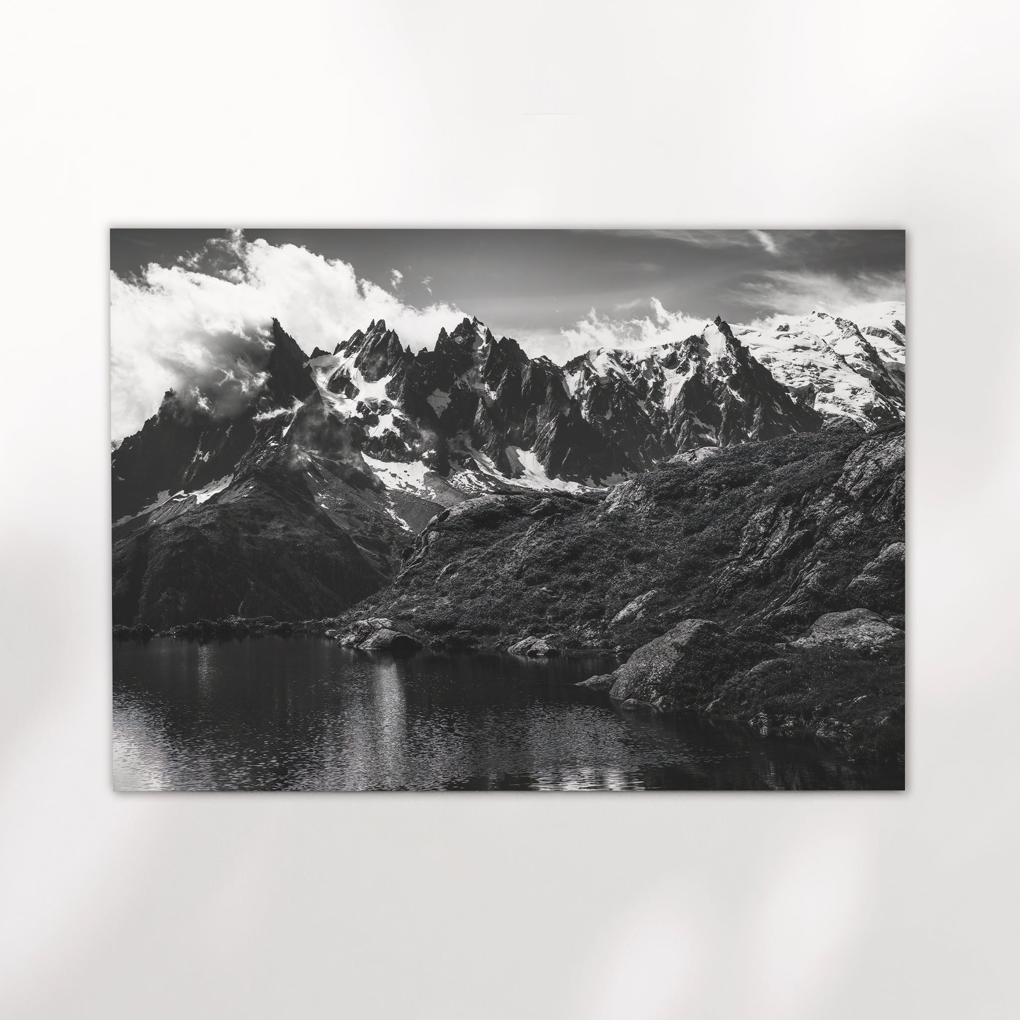 Lac Blanc Wall Art Print - Chamonix Mountain Landscape Photography