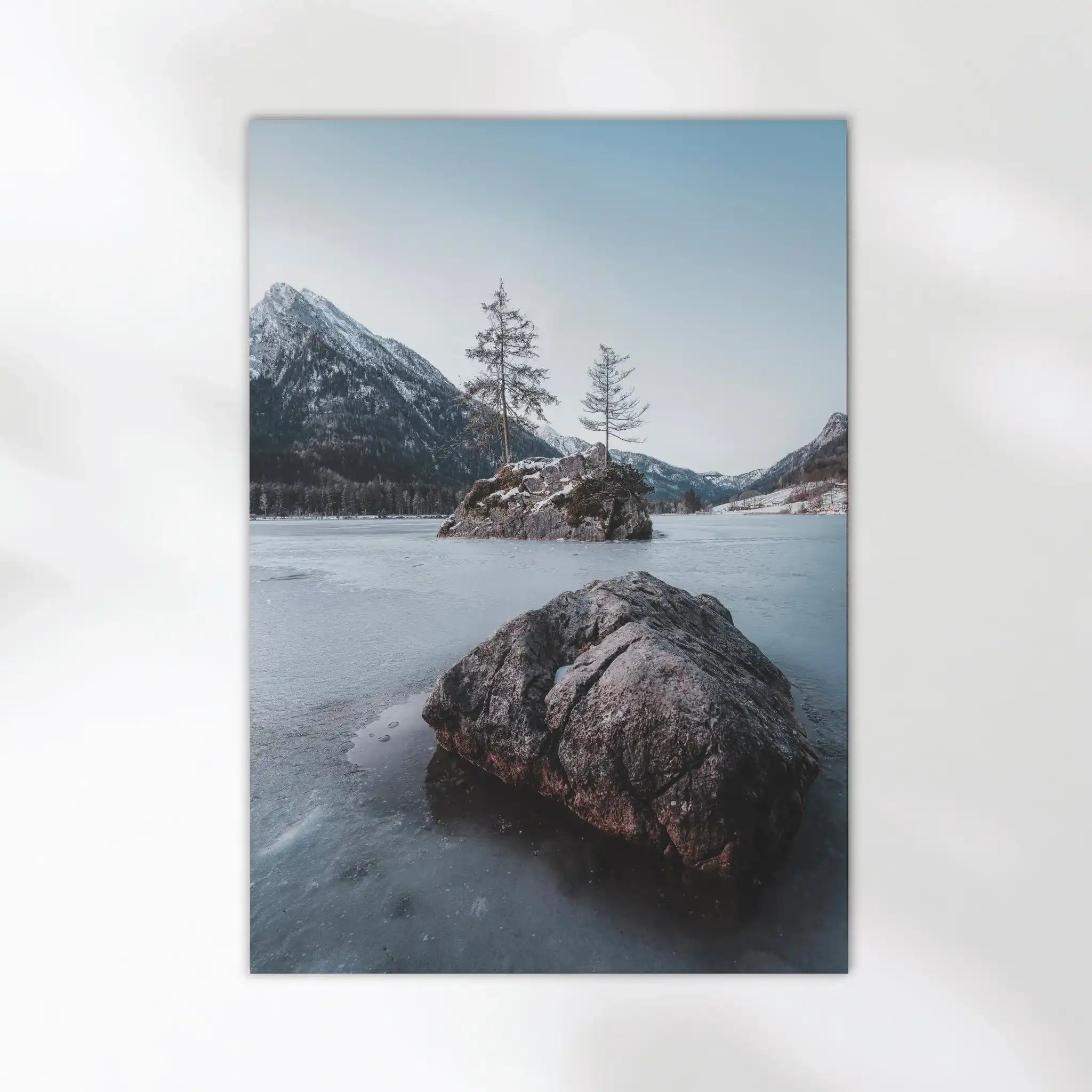 Hintersee Lake Print – Bavarian Alps Fine Art Photography by Chamonix Prints