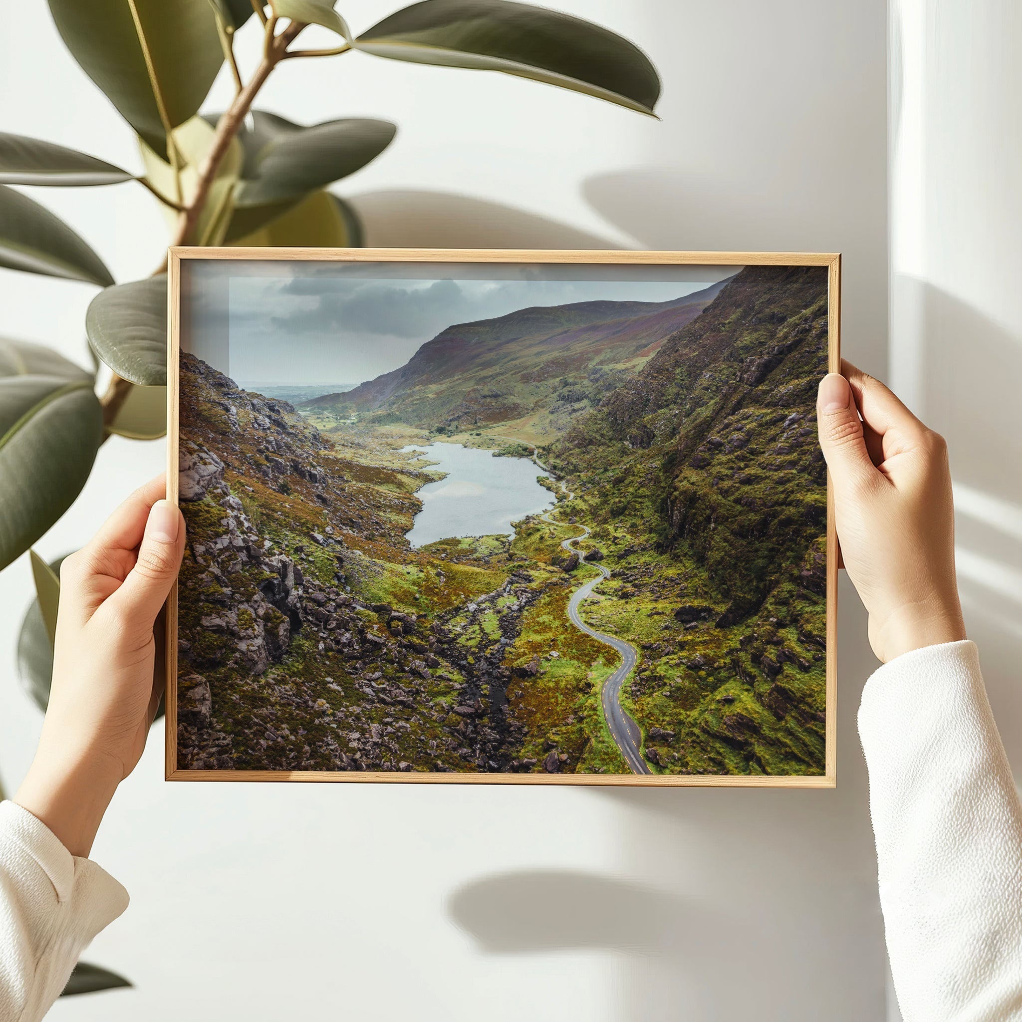 Gap of Dunloe Ireland Wall Art – Aerial Landscape Photography Print