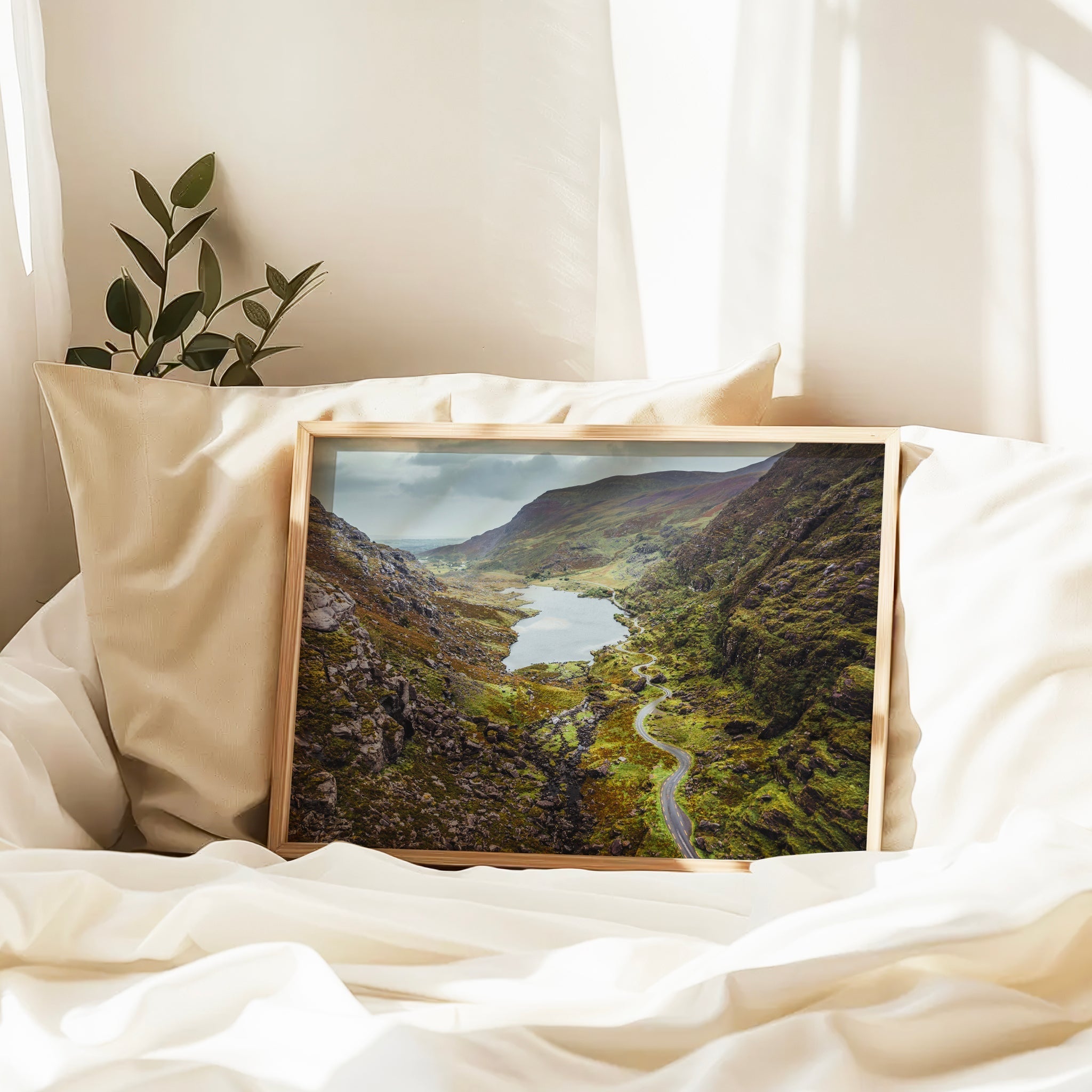 Gap of Dunloe Ireland Wall Art – Aerial Landscape Photography Print