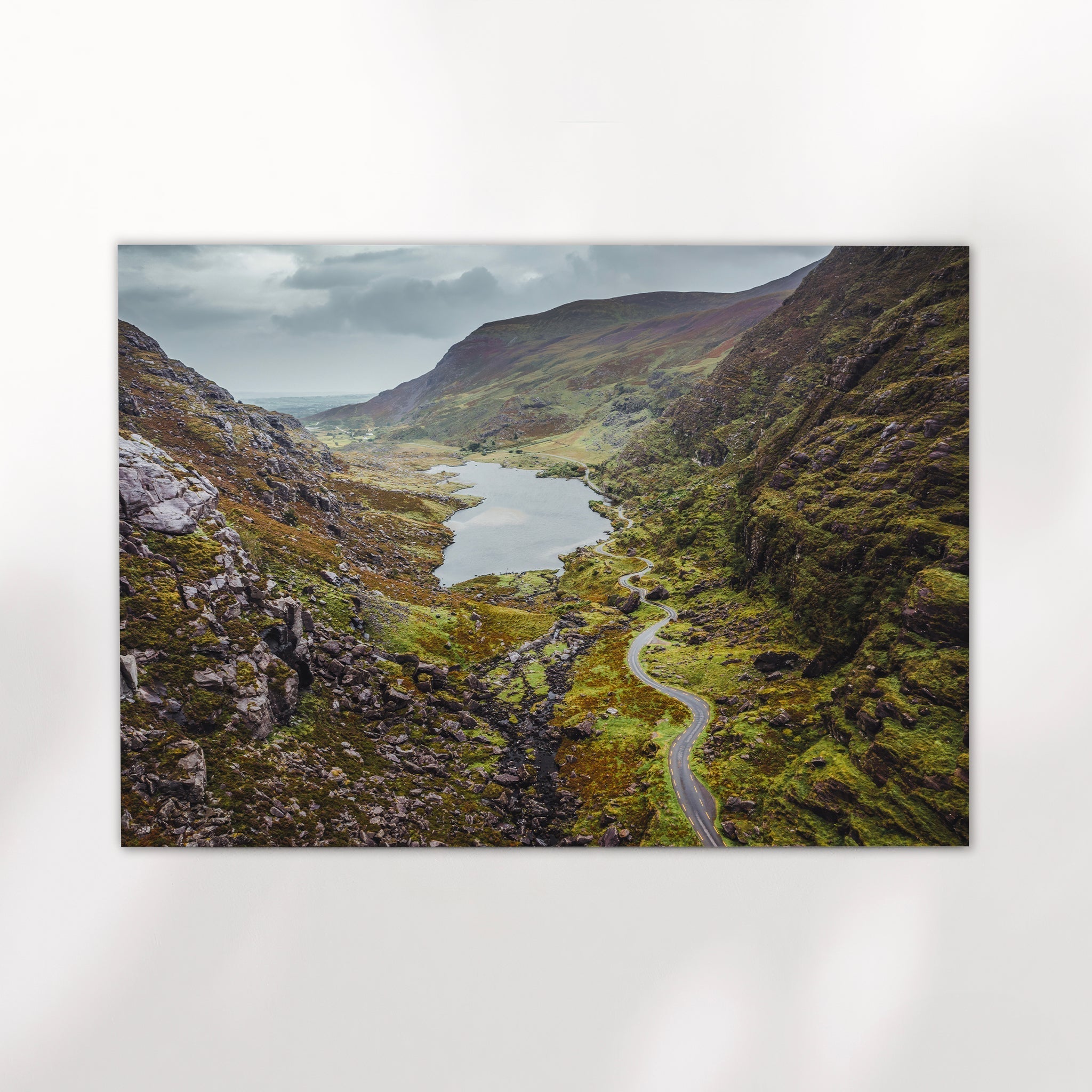 Gap of Dunloe Ireland Wall Art – Aerial Landscape Photography Print