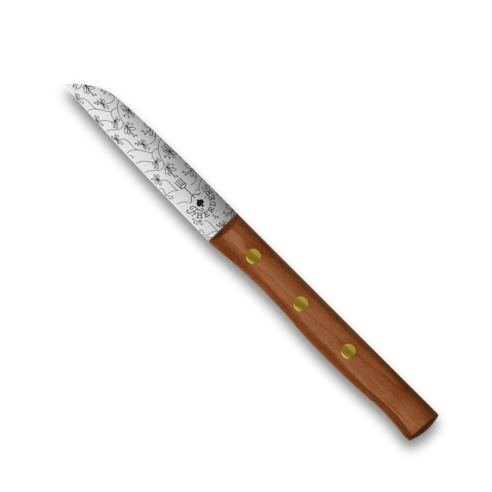 Gemüsemesser Zöppken Style Aus Solingen Mit Dünnschliff Technologie Edler Holzgriff Und Lasergravur Rostfrei Ergonomisch