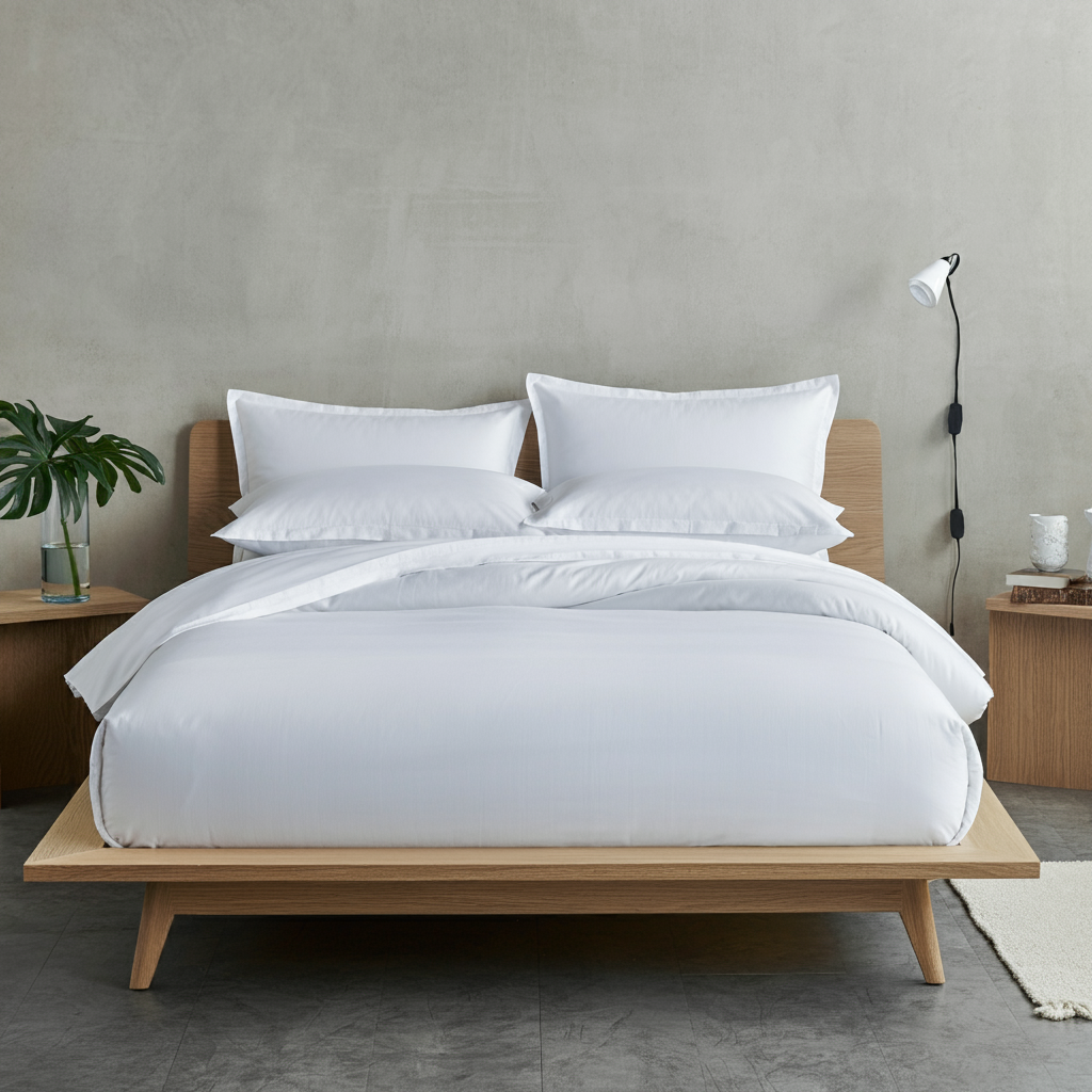 Grand Hotel Perkal Kissenbezug Aus Hundert Prozent Ägyptischer Baumwolle Mit Ultraweicher Textur Und Atmungsaktivität