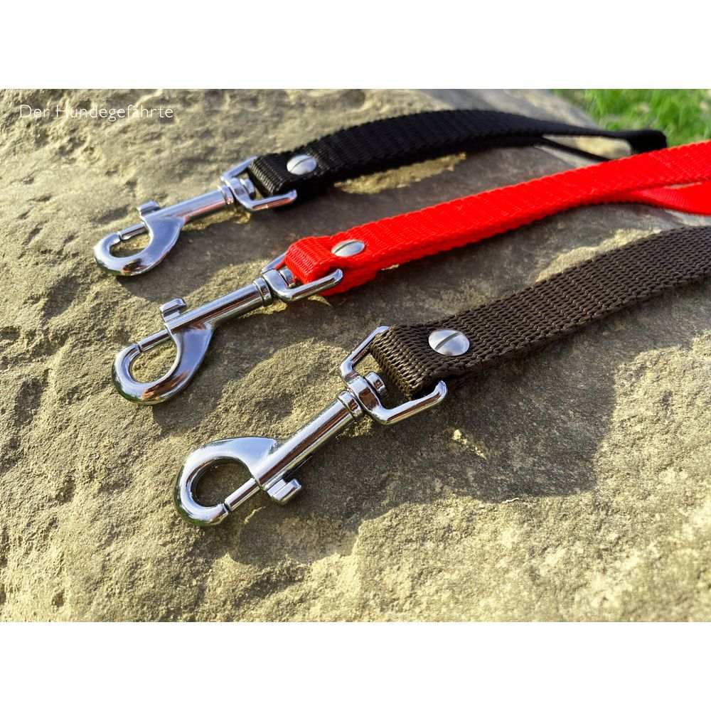 Doppel-Schleppleine FERNWEH aus BioThane®/POP - Band by Der Hundegefährte