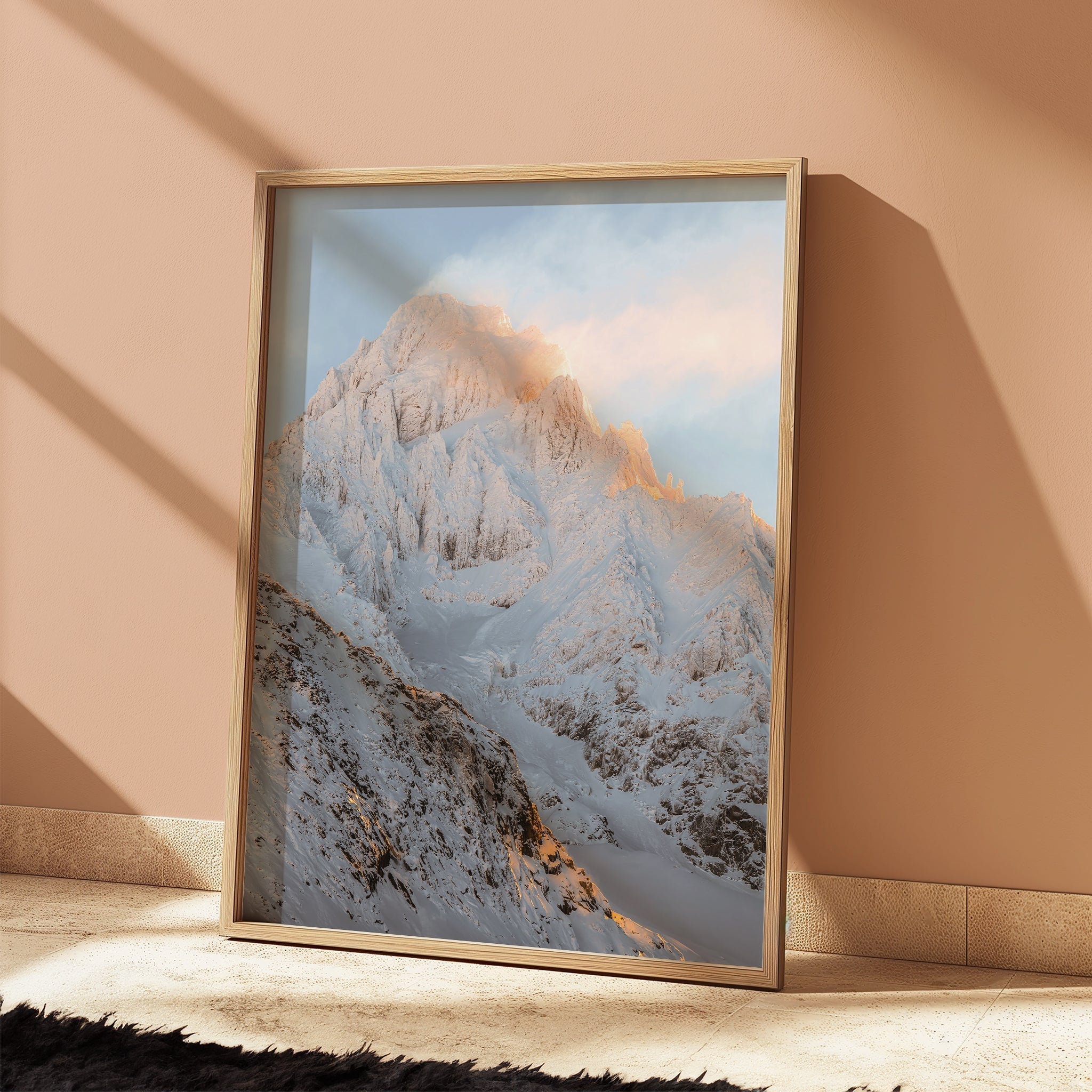 Aiguille du Chardonnet Print – Chamonix Alpine Photography Wall Art