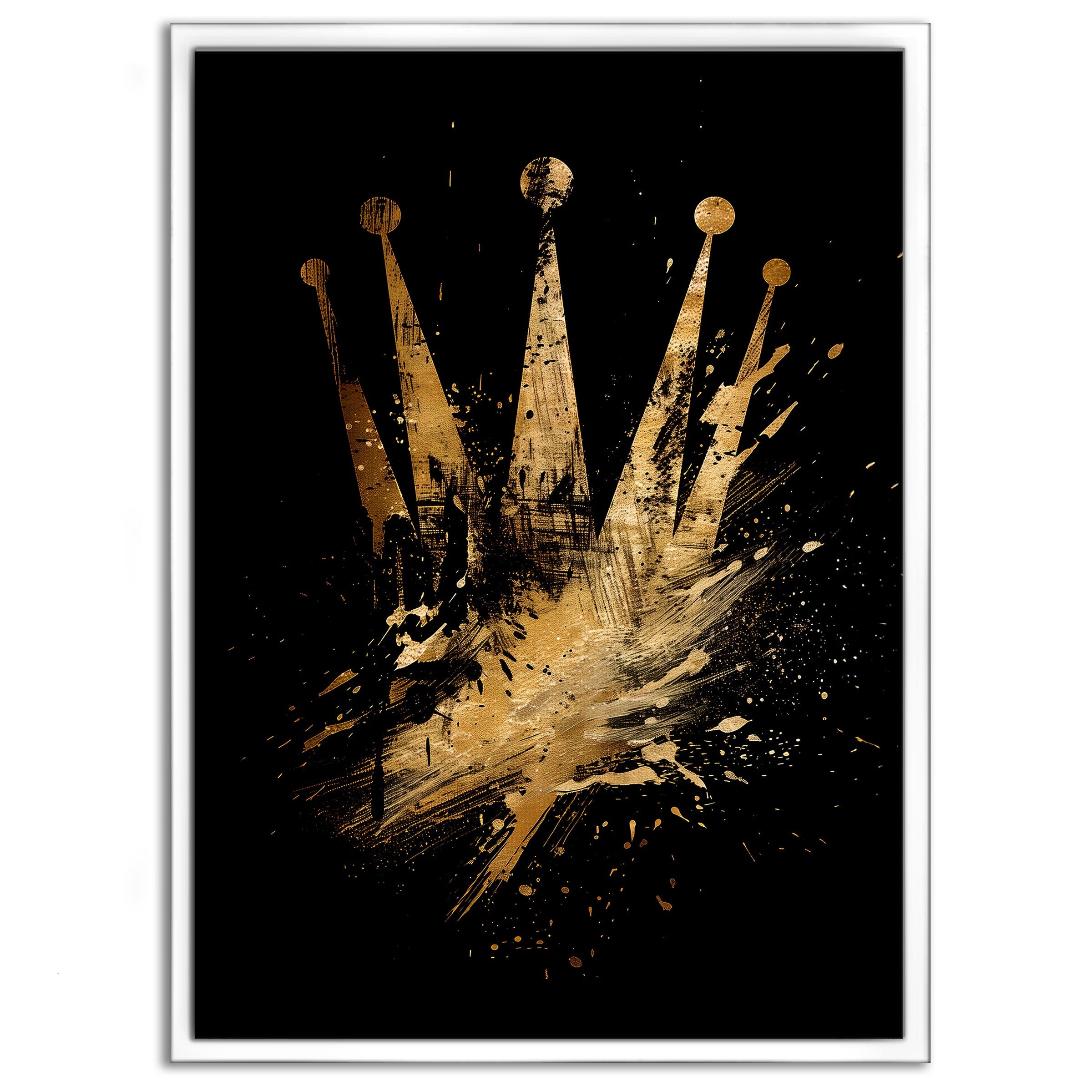 Golden Rolex - Leinwandbild Pop Art / Luxuriös