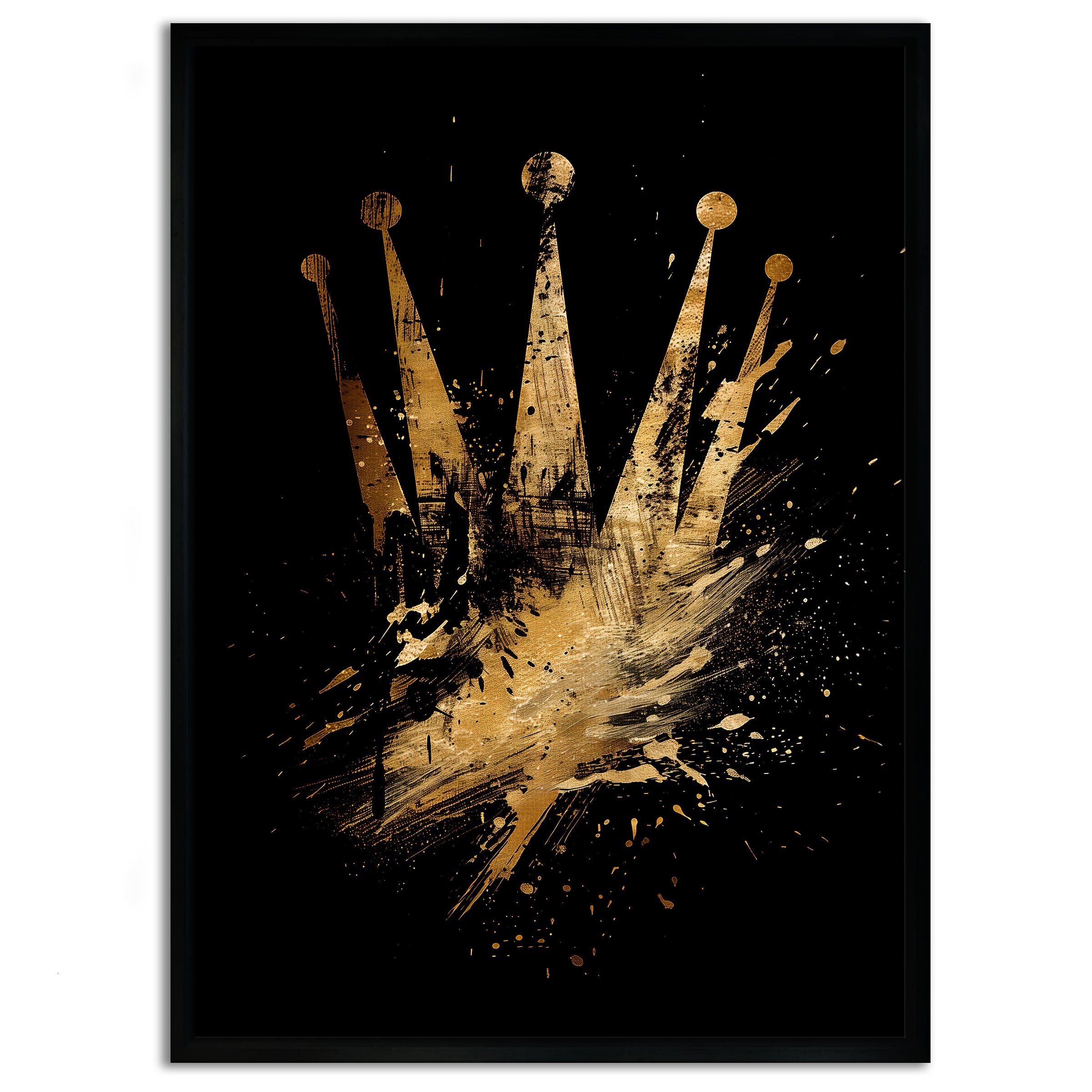 Golden Rolex - Leinwandbild Pop Art / Luxuriös