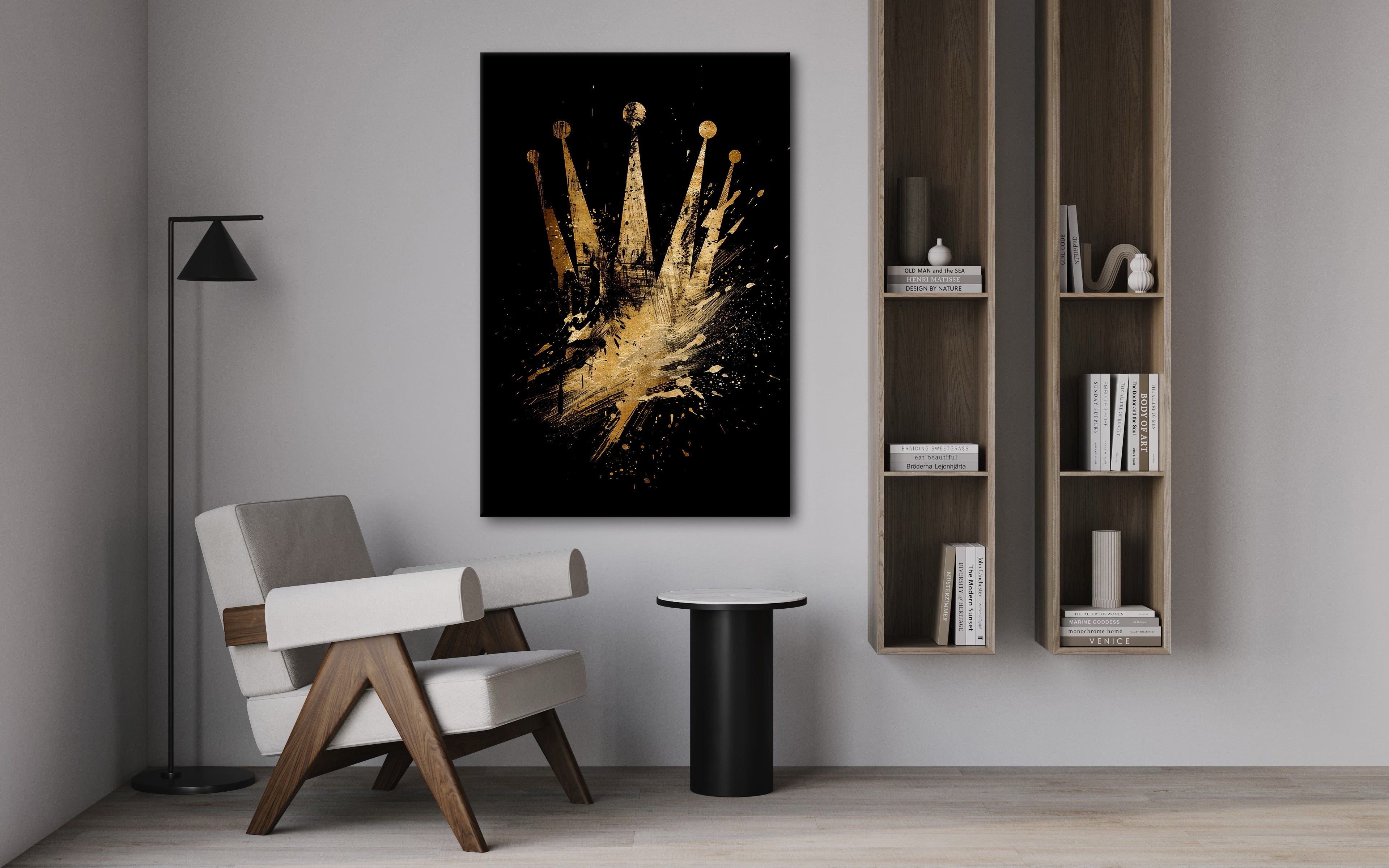 Golden Rolex - Leinwandbild Pop Art / Luxuriös