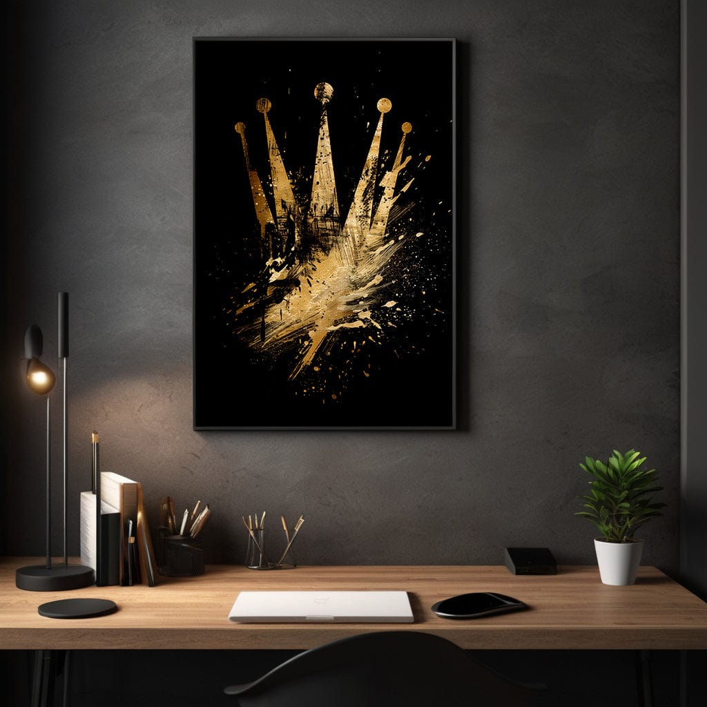 Golden Rolex - Leinwandbild Pop Art / Luxuriös