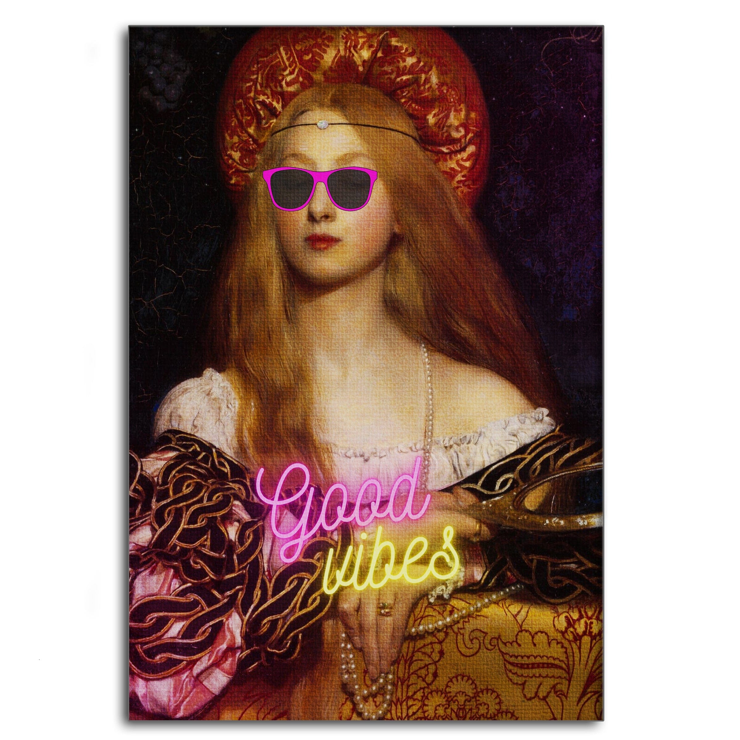 Good Vibes - Leinwandbild Quotes