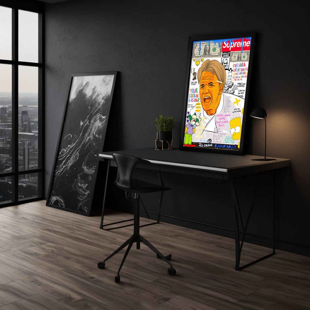 Gordon Ramsay - Leinwandbild Pop Art