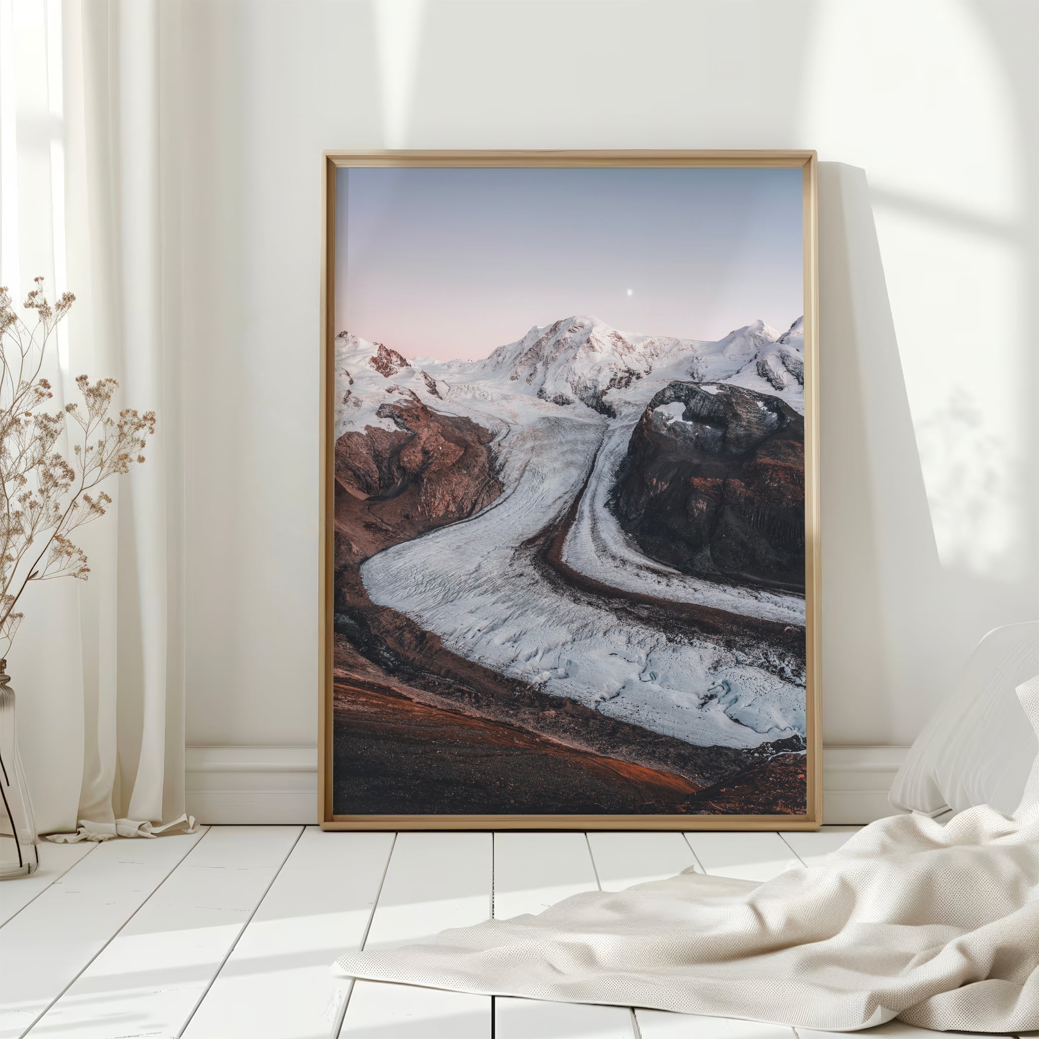 Monte Rosa & Gorner Glacier, Switzerland