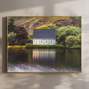Gougane Barra, Ireland – Tranquil Chapel Lake Wall Art Print