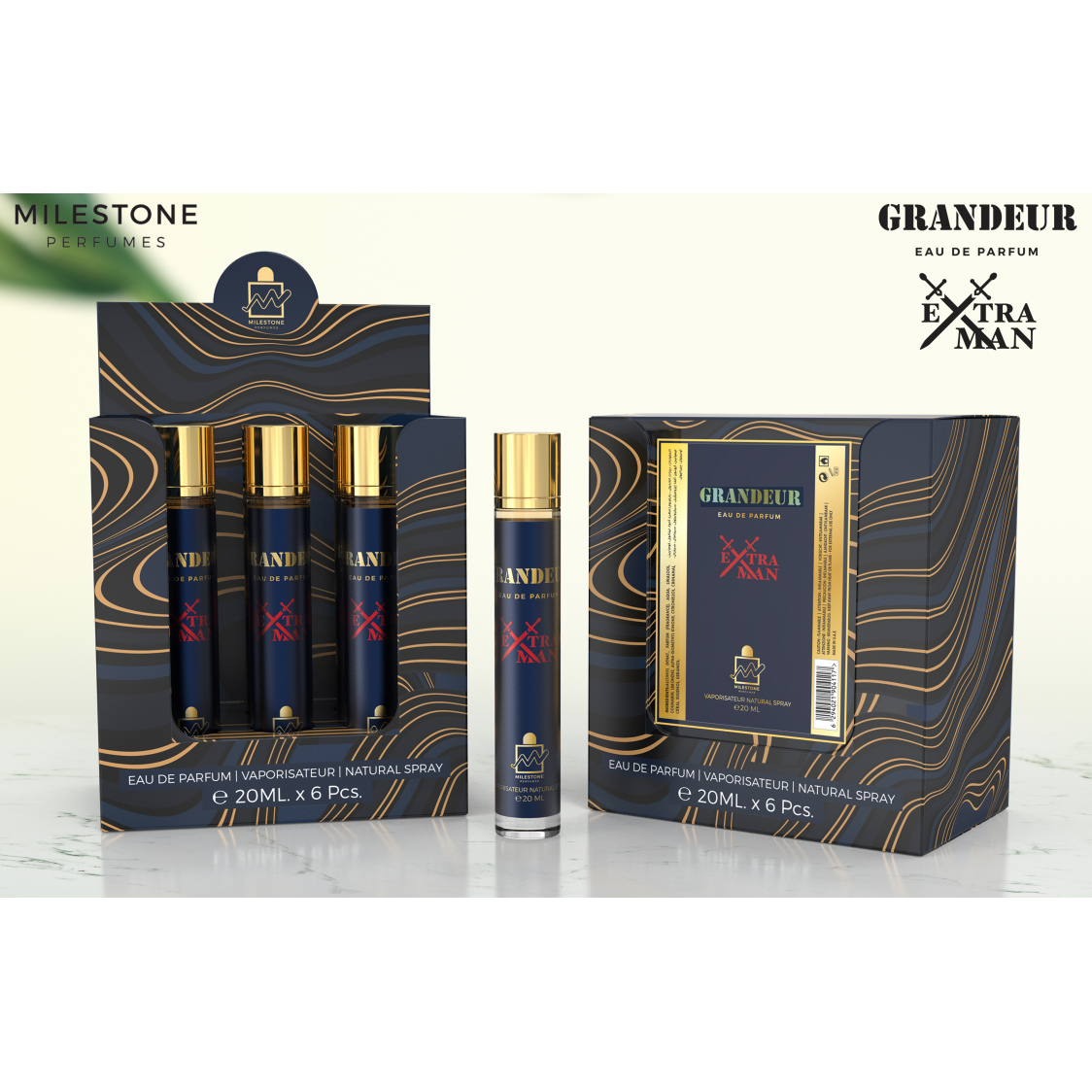 Milestone Grandeur Extra Men Eau de Parfum 20ml