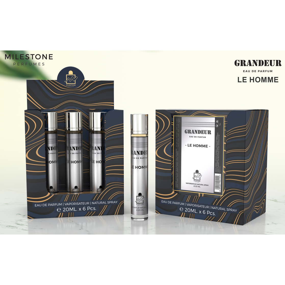 Milestone Grandeur Le Homme Eau de Parfum 20ml