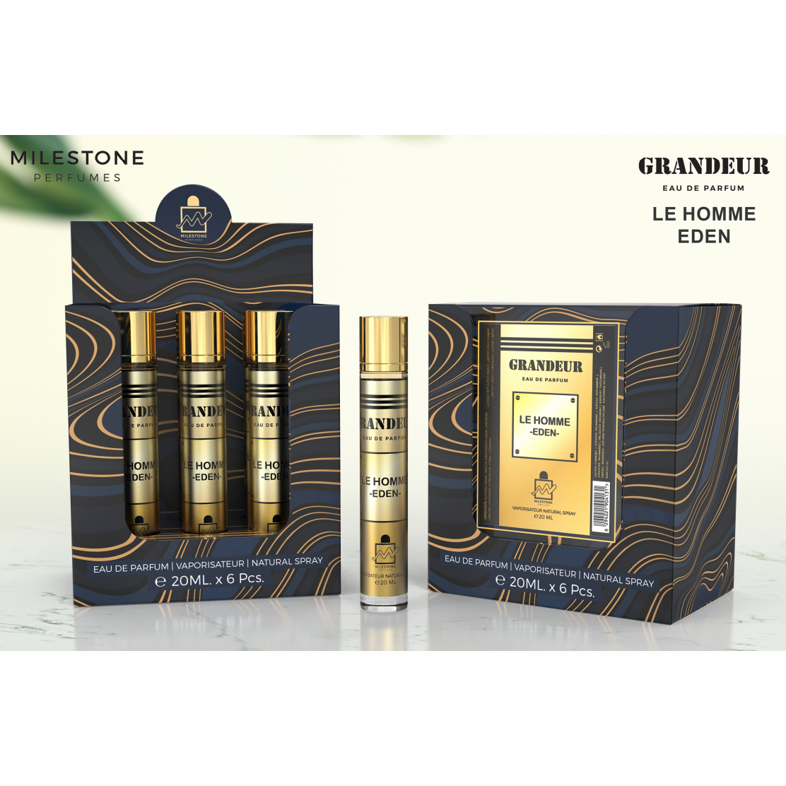 Milestone Grandeur Le Homme Eden Eau de Parfum 20ml