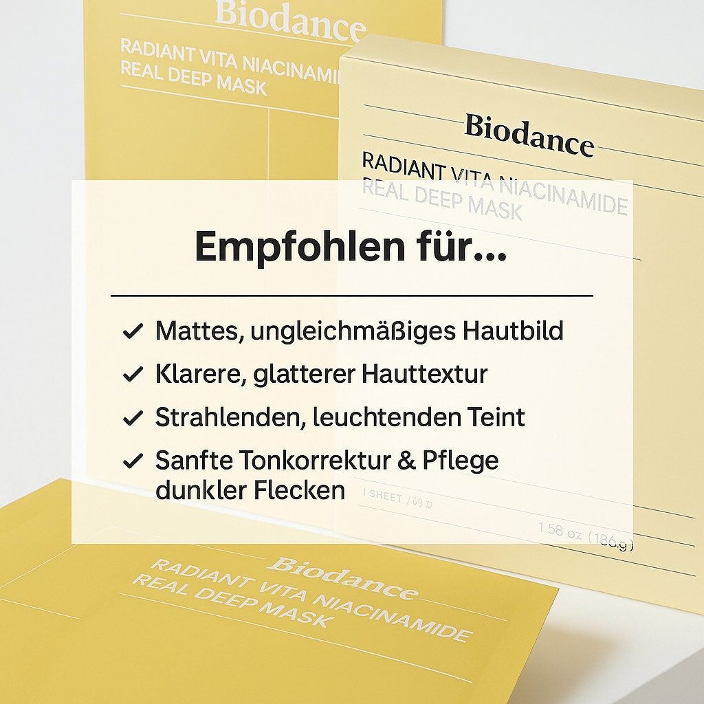 Biodance Radiant Vita Niacinamide Real Deep Mask 1St.