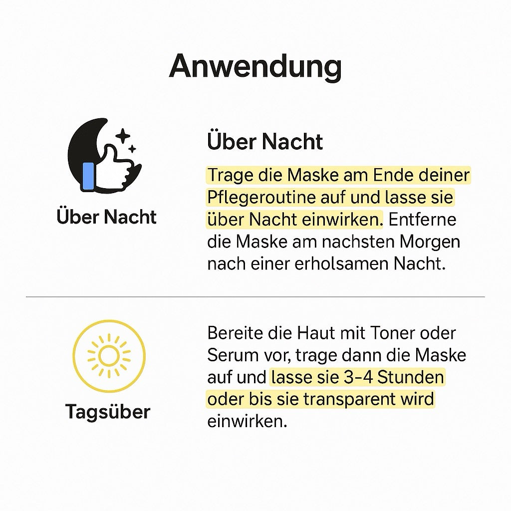 Biodance Radiant Vita Niacinamide Real Deep Mask 4er Pack