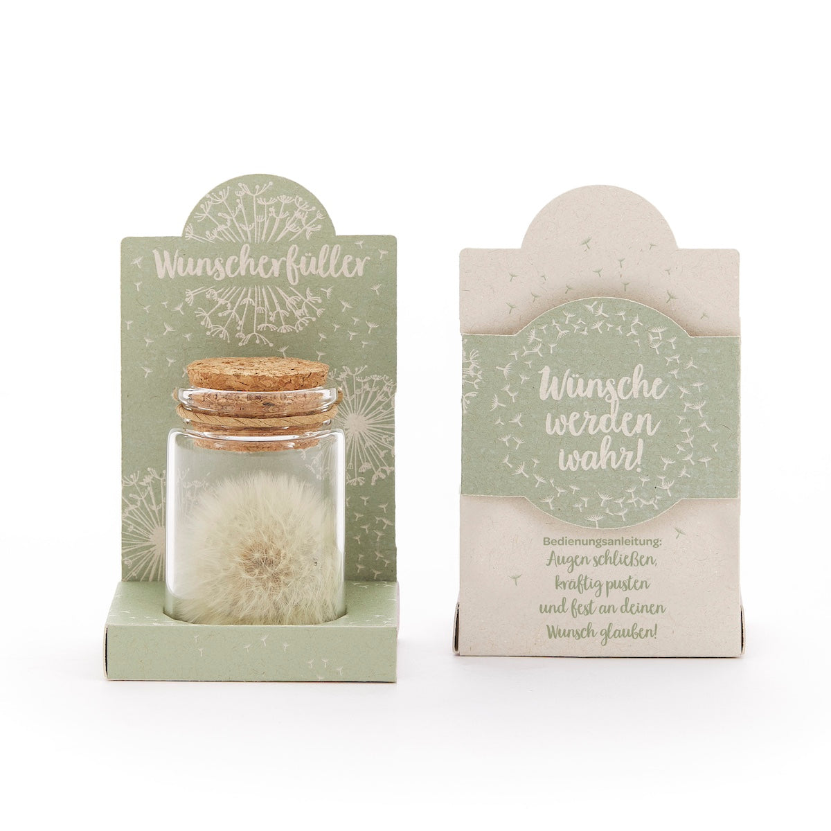 Wunscherfüller – Pusteblume im Glas