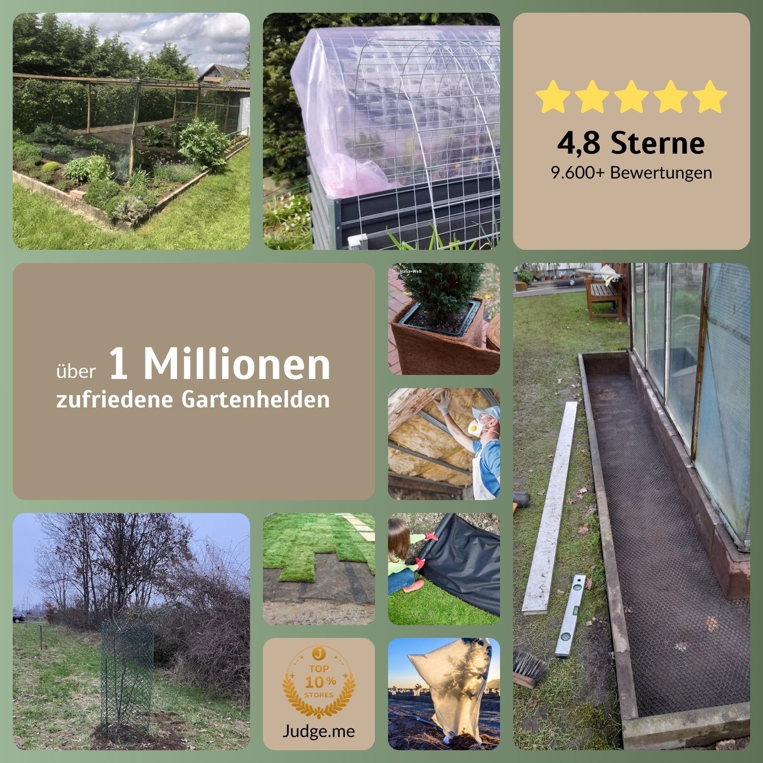 Rasenkante, flexibel 10 m x 40 mm mit 20 Befestigungstiften – Beeteinfassung leicht gemacht