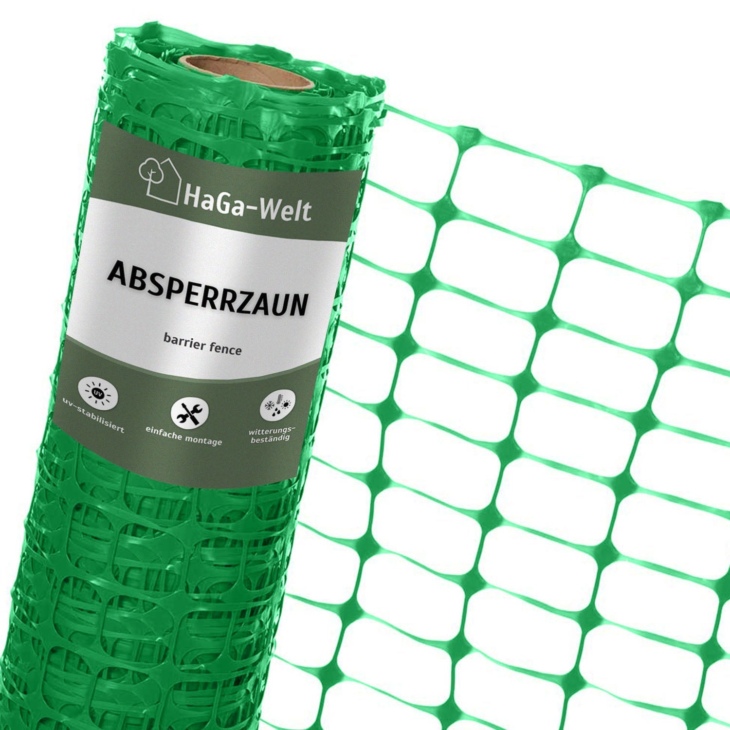 Absperrzaun 1,2m Bauzaun Zaun Baustellenzaun 120g/m² in versch. Farben
