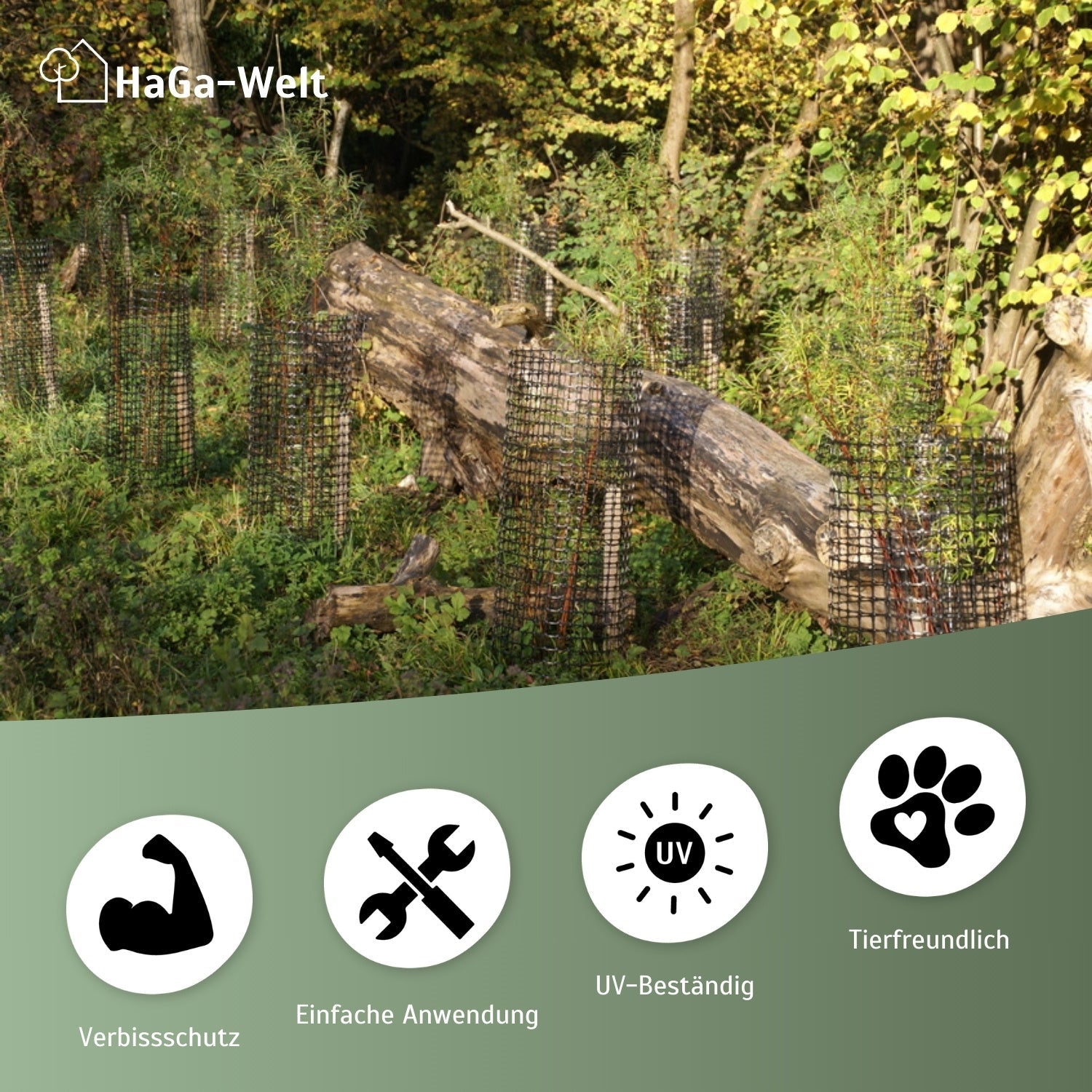 Baumschutzgitter – extra starker Verbissschutz zum Baumschutz