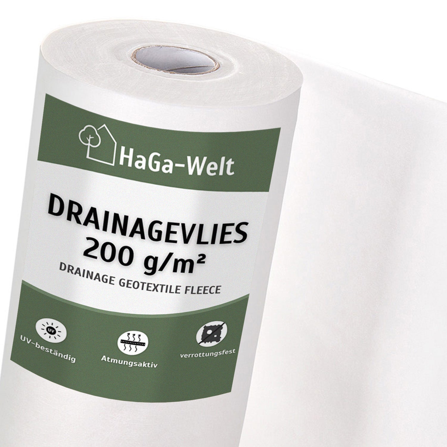 Extra starkes Drainagevlies 200 g/m² – ideal für Teichbau