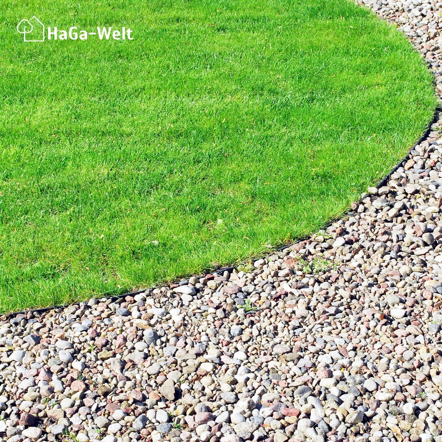 Rasenkante, flexibel rund 1 m x 45 mm – Beeteinfassung für klare Rasenkanten