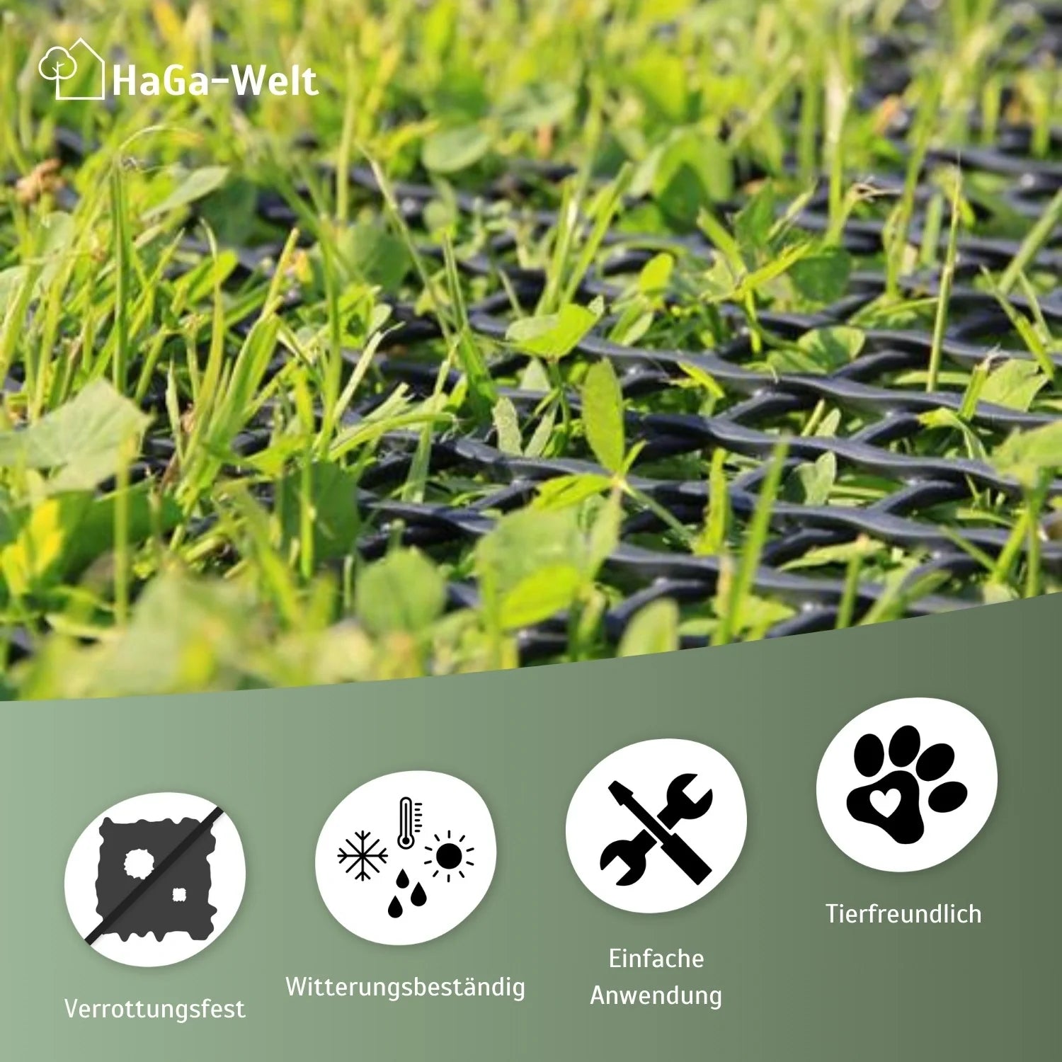 Premium Rasenschutzgitter – starker Schutz für Ihren Rasen