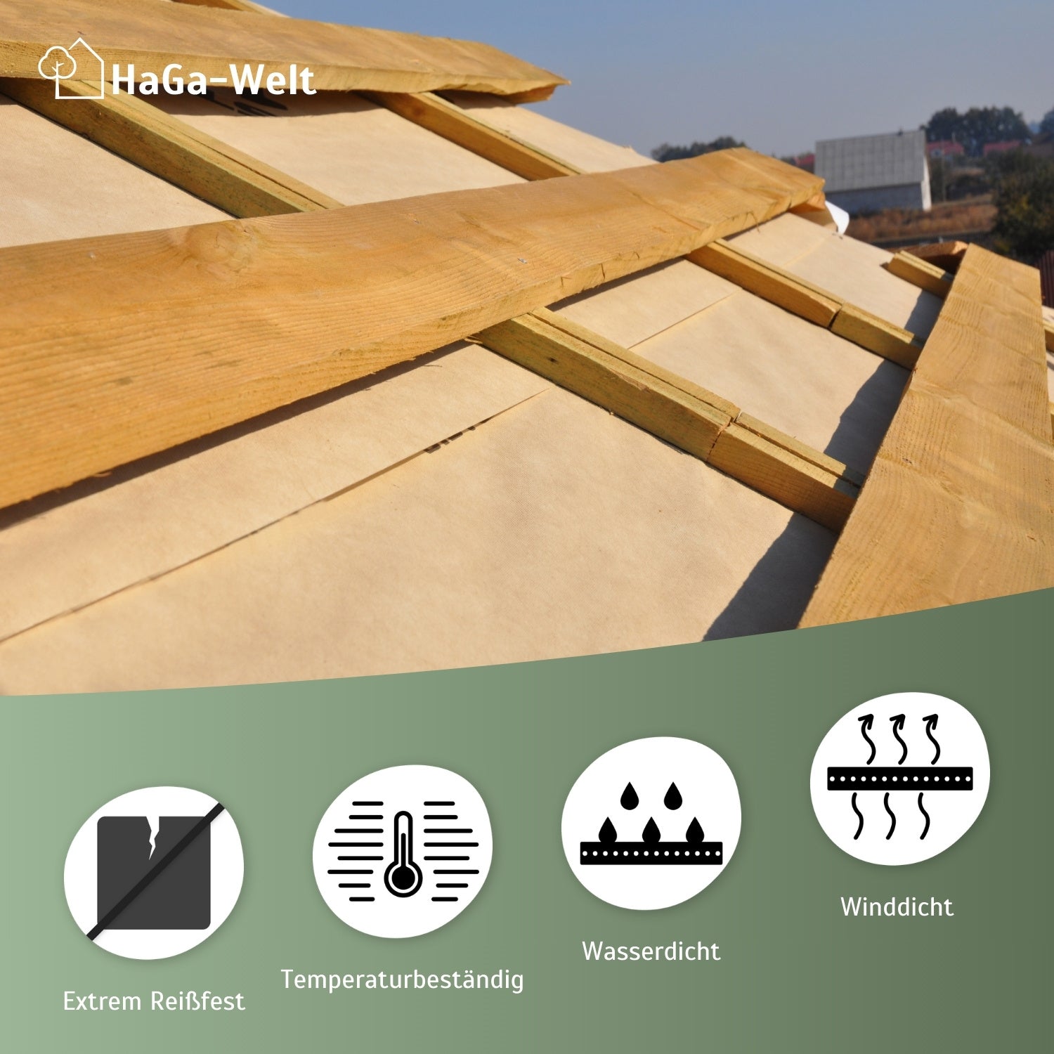 Dachfolie mit oder ohne Aluminium-Beschichtung