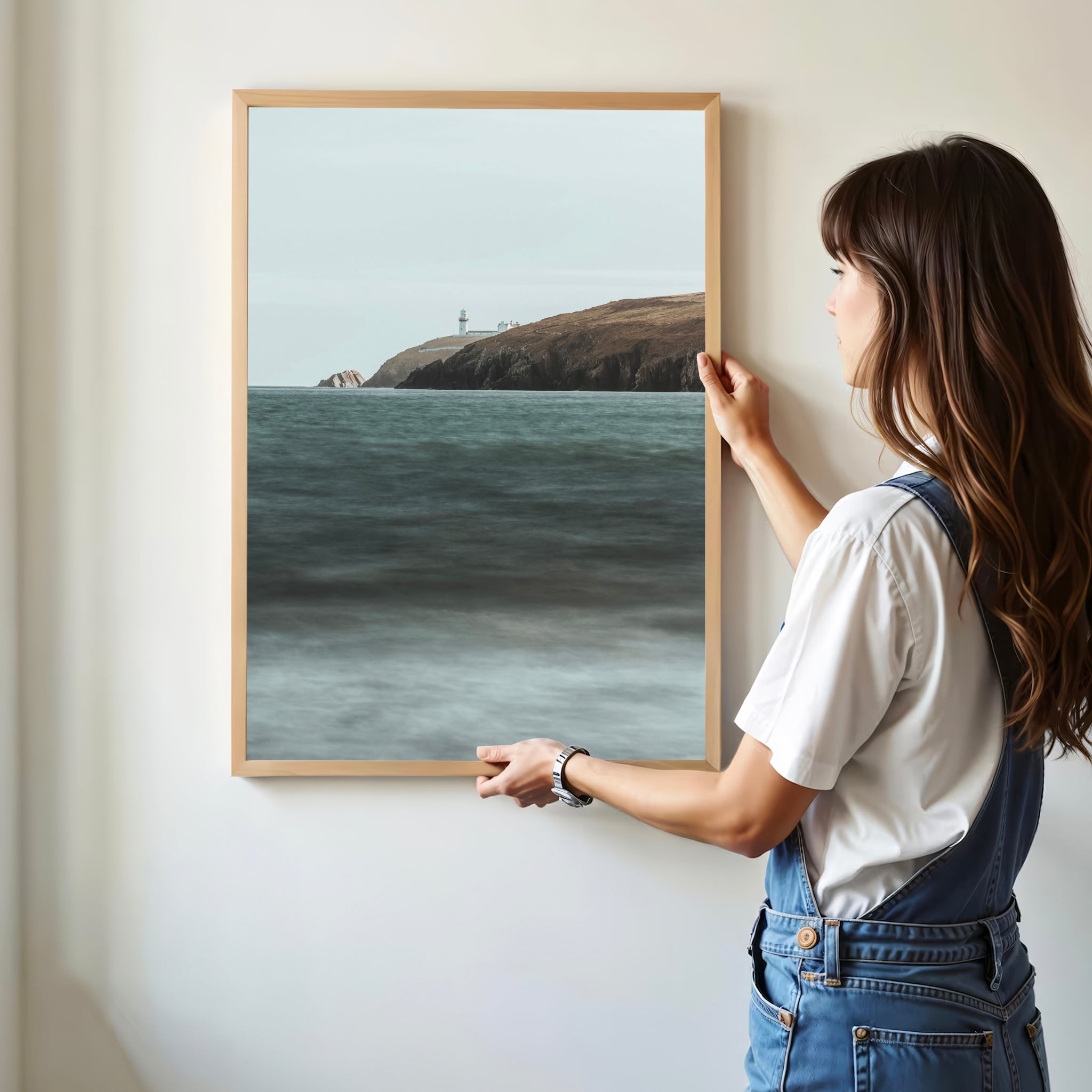 Galley Head Lighthouse Cork Print – Irish Coastal Wall Art